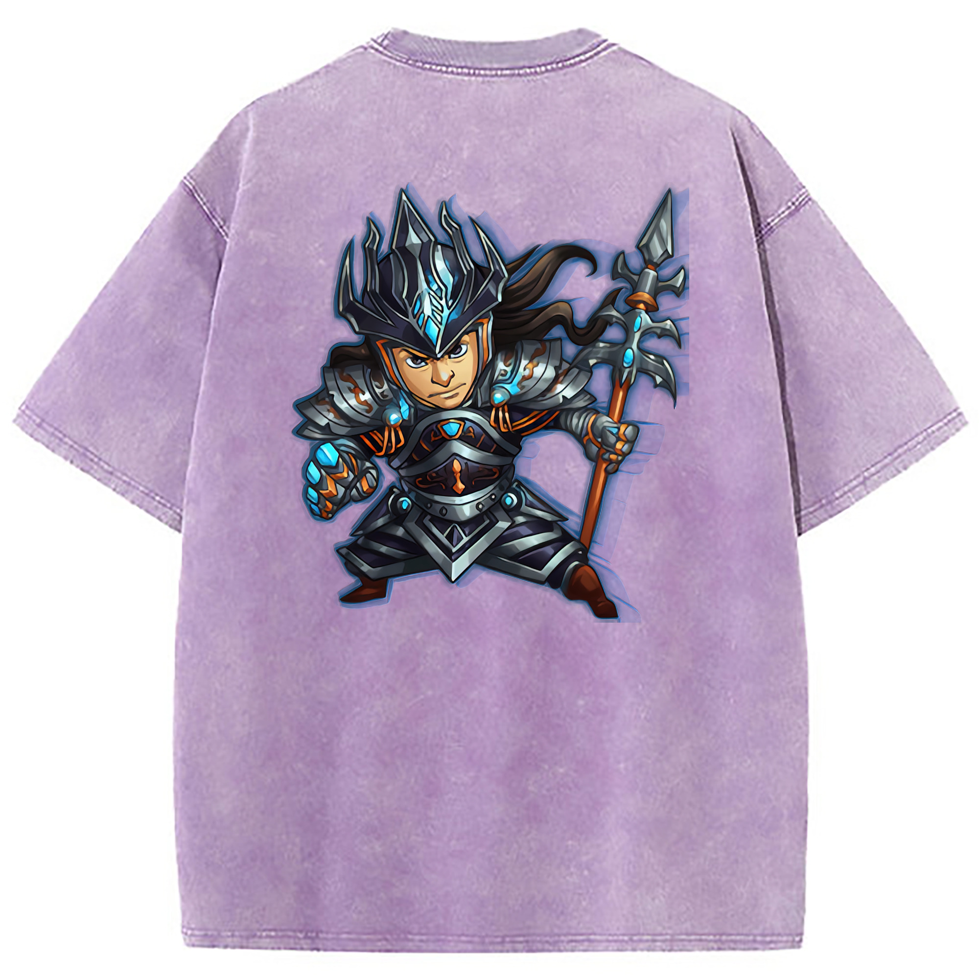 （画像用） リーグ・オブ・レジェンド League of Legends LOL 綿100% ヴィンテージ風 半袖Tシャツ（背面プリント）