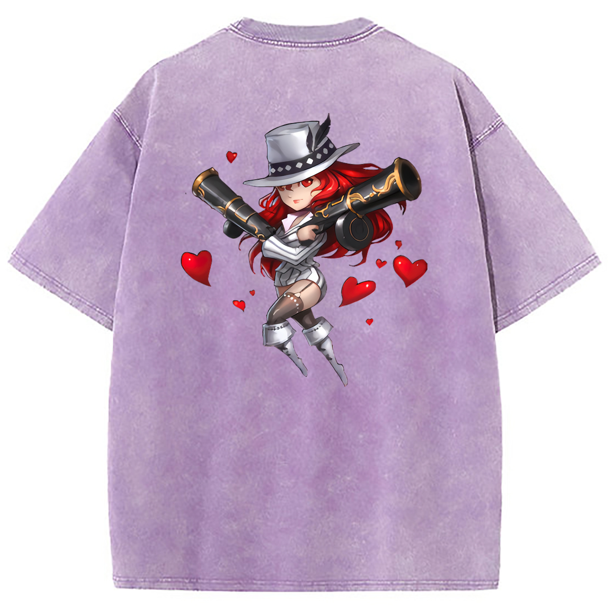 （画像用） リーグ・オブ・レジェンド League of Legends LOL 綿100% ヴィンテージ風 半袖Tシャツ（背面プリント）