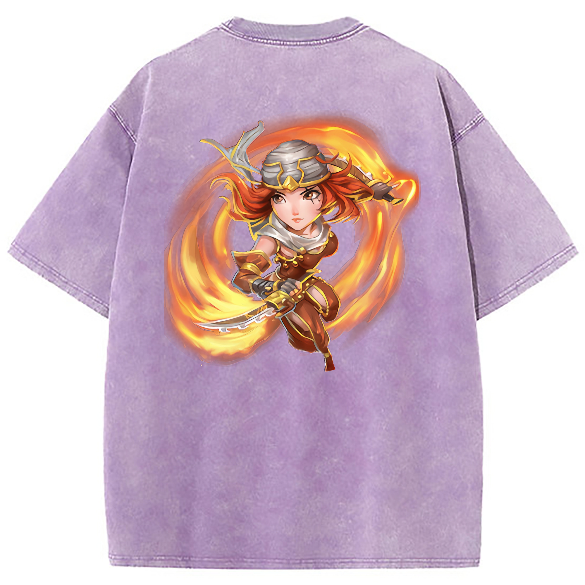 （画像用） リーグ・オブ・レジェンド League of Legends LOL 綿100% ヴィンテージ風 半袖Tシャツ（背面プリント）