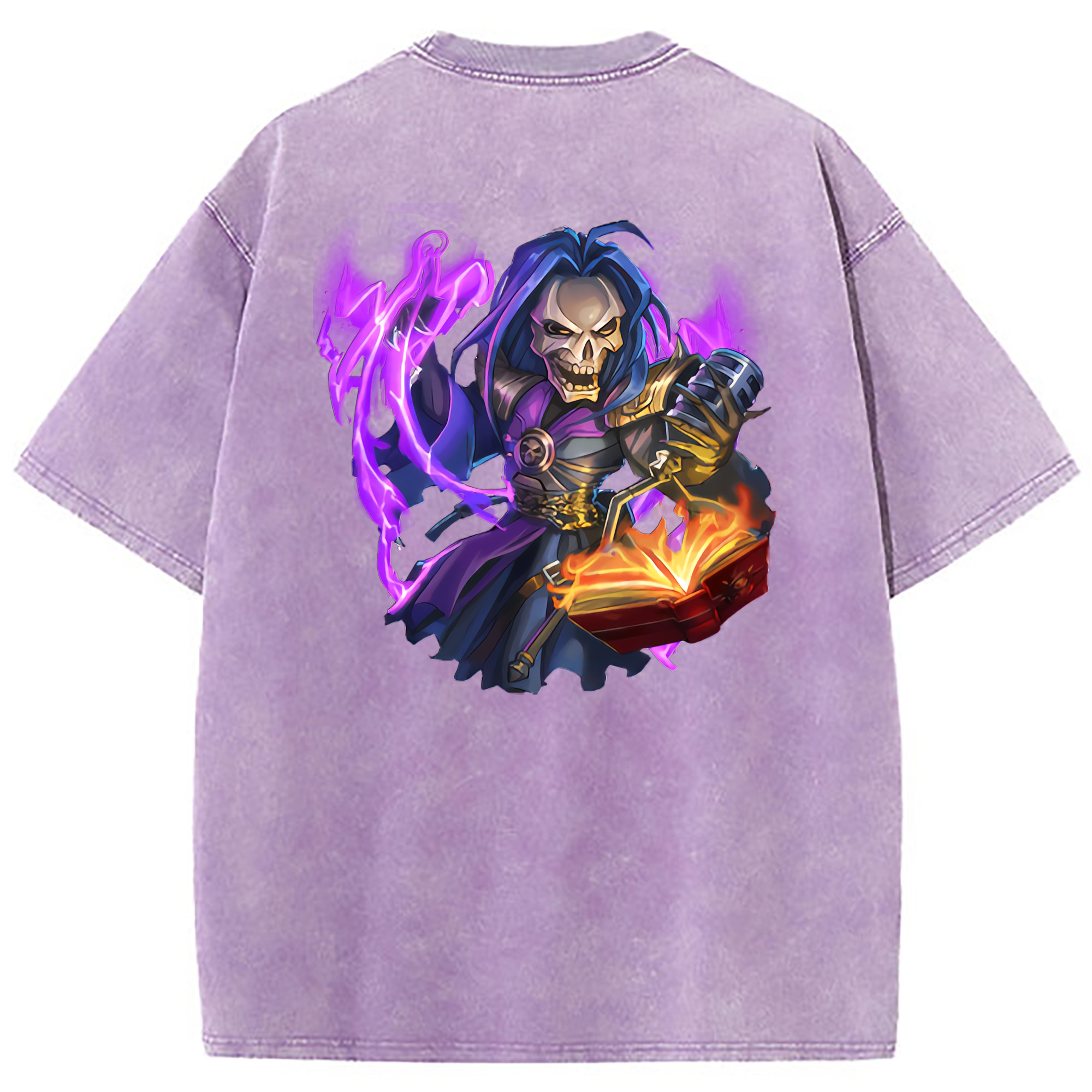 （画像用） リーグ・オブ・レジェンド League of Legends LOL 綿100% ヴィンテージ風 半袖Tシャツ（背面プリント）