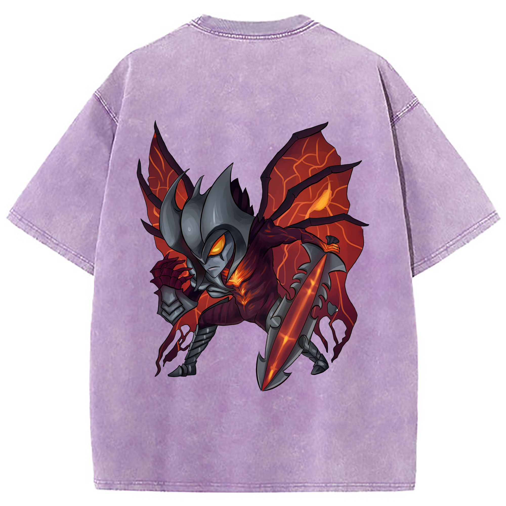 （画像用） リーグ・オブ・レジェンド League of Legends LOL 綿100% ヴィンテージ風 半袖Tシャツ（背面プリント）