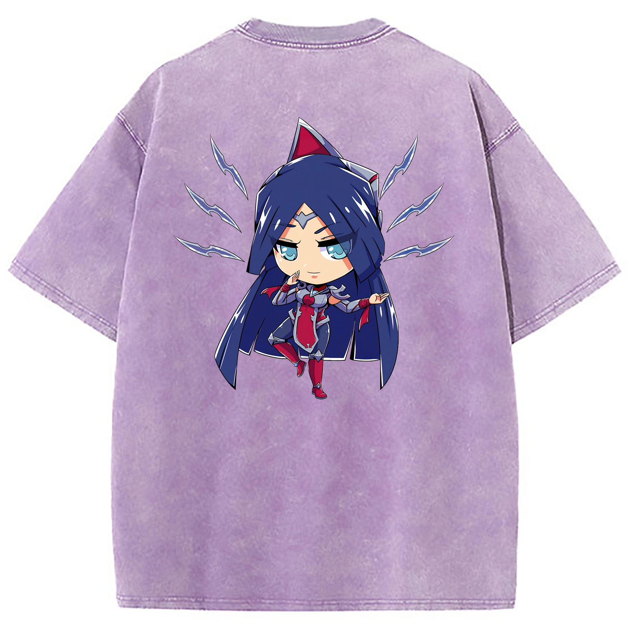 （画像用） リーグ・オブ・レジェンド League of Legends LOL 綿100% ヴィンテージ風 半袖Tシャツ（背面プリント）