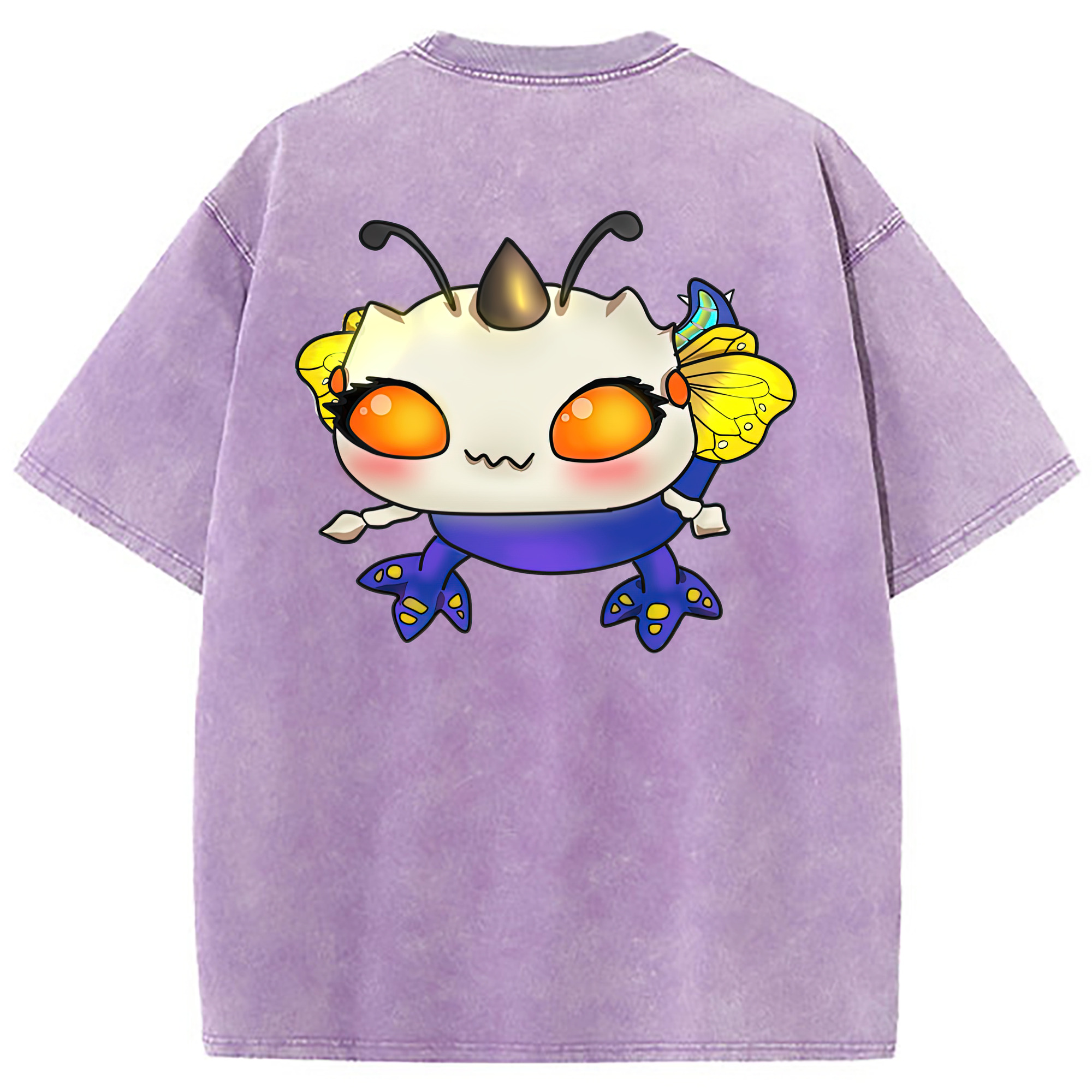 （画像用） リーグ・オブ・レジェンド League of Legends LOL 綿100% ヴィンテージ風 半袖Tシャツ（背面プリント）