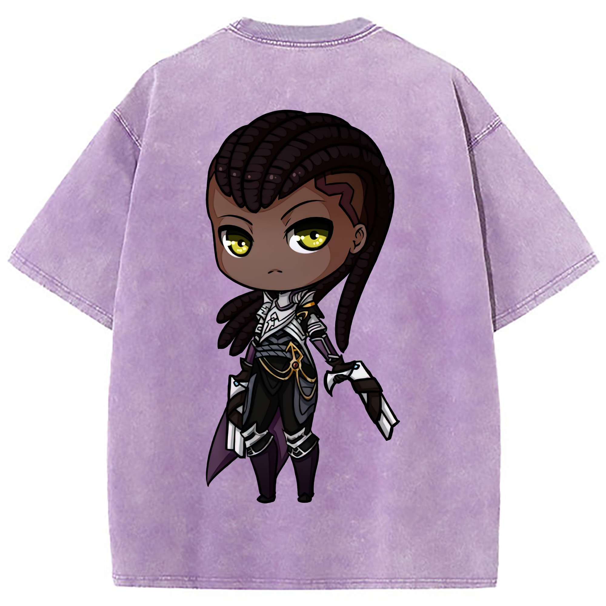 （画像用） リーグ・オブ・レジェンド League of Legends LOL 綿100% ヴィンテージ風 半袖Tシャツ（背面プリント）
