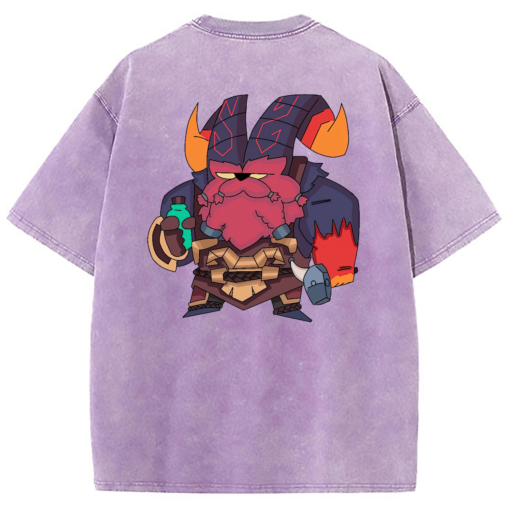 （画像用） リーグ・オブ・レジェンド League of Legends LOL 綿100% ヴィンテージ風 半袖Tシャツ（背面プリント）