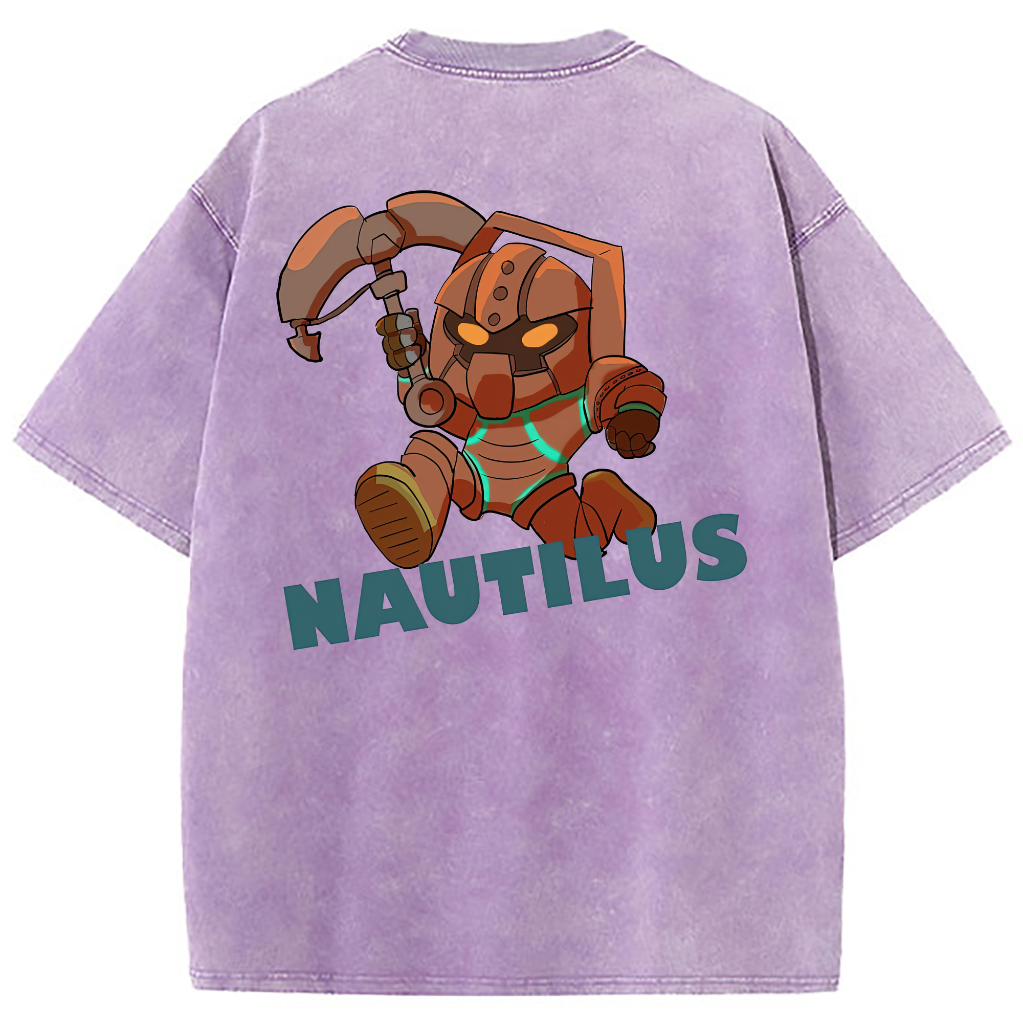 （画像用） リーグ・オブ・レジェンド League of Legends LOL 綿100% ヴィンテージ風 半袖Tシャツ（背面プリント）