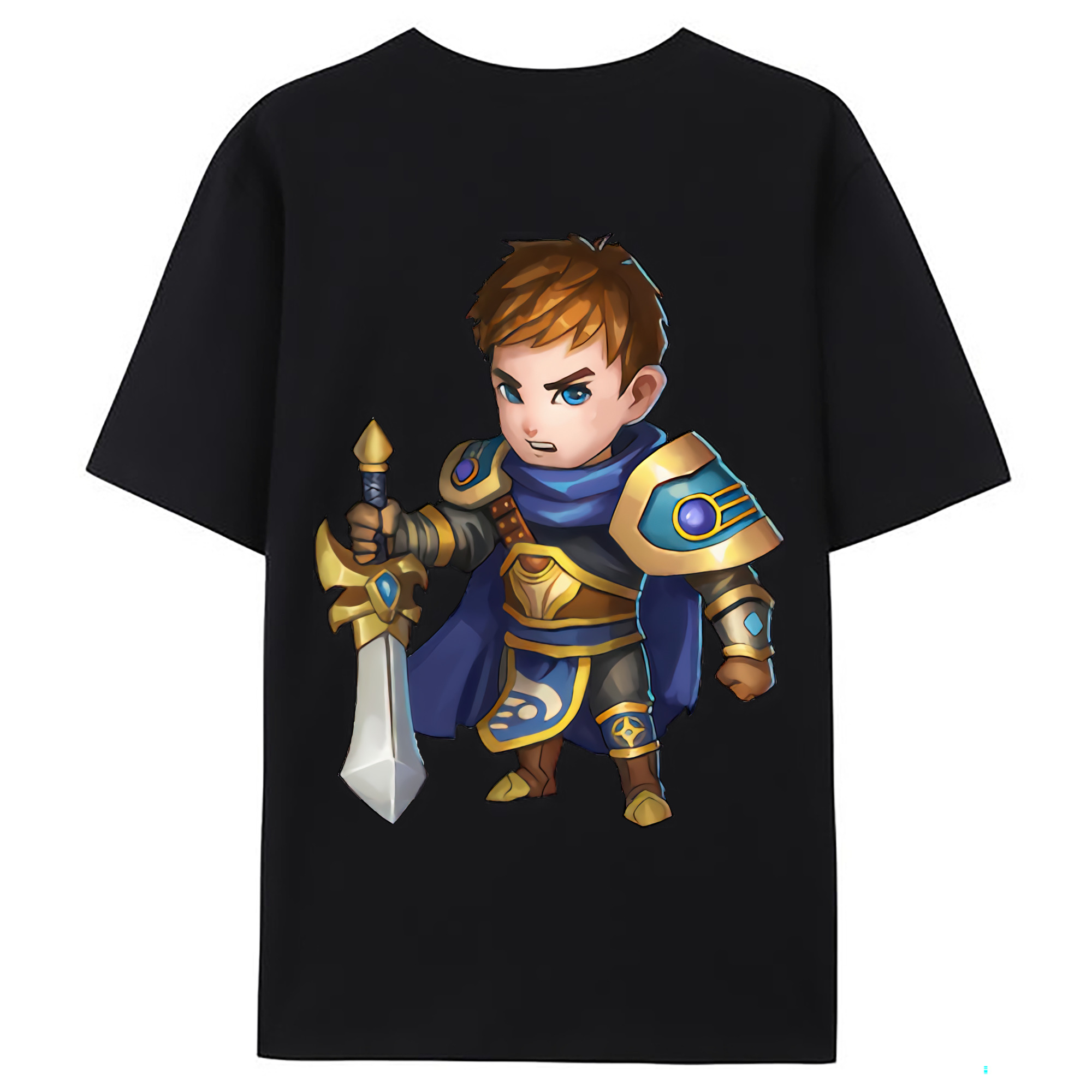 （画像用） リーグ・オブ・レジェンド League of Legends LOL 綿100％ メンズ半袖Tシャツ（バックプリント） 通気性