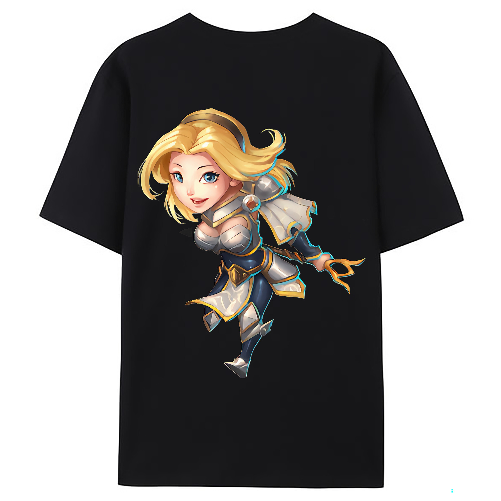 （画像用） リーグ・オブ・レジェンド League of Legends LOL 綿100％ メンズ半袖Tシャツ（バックプリント） 通気性