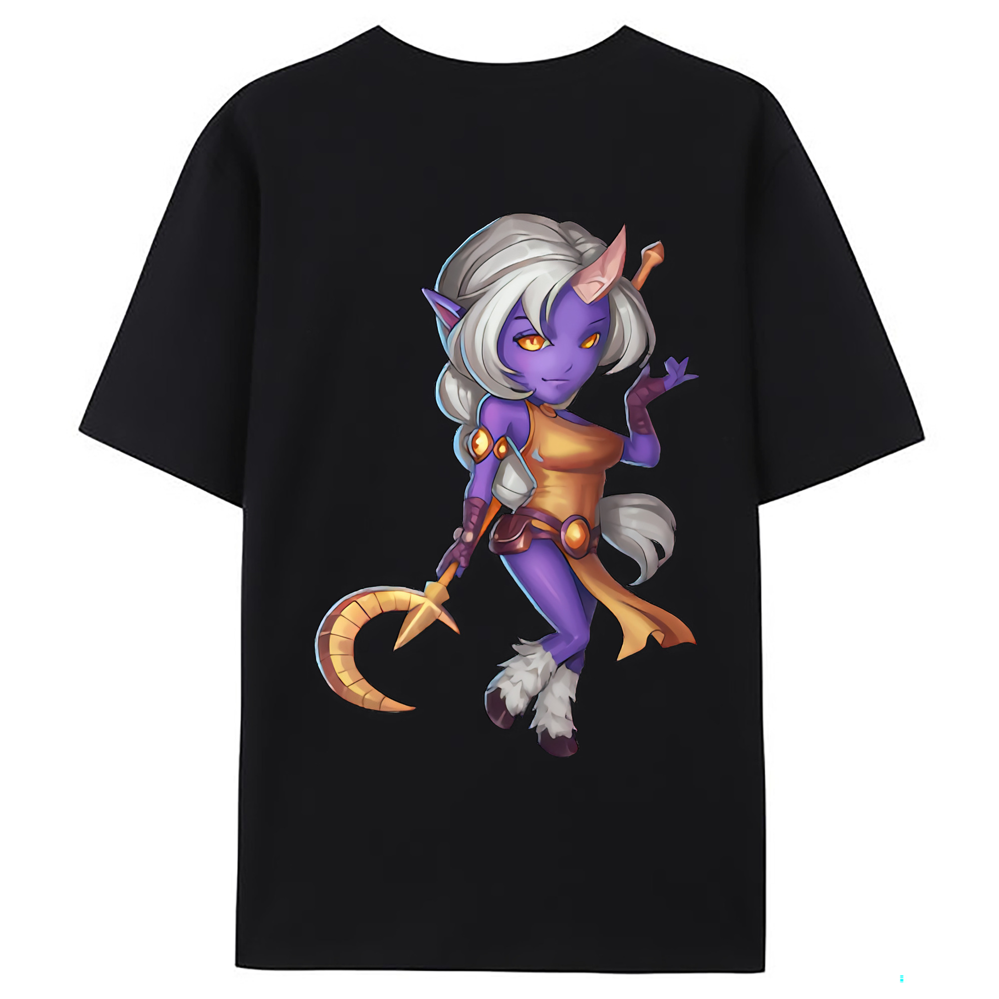 （画像用） リーグ・オブ・レジェンド League of Legends LOL 綿100％ メンズ半袖Tシャツ（バックプリント） 通気性