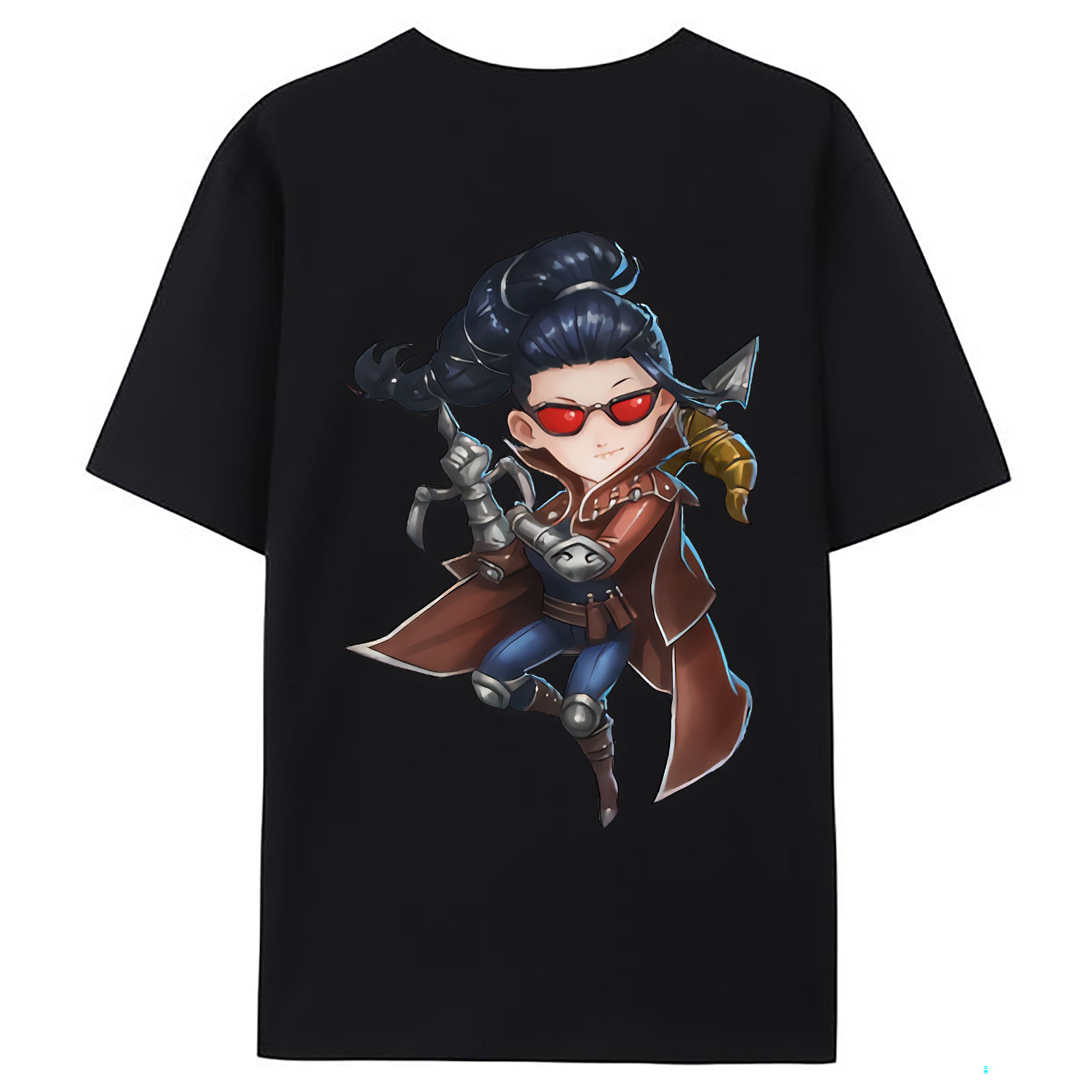 （画像用） リーグ・オブ・レジェンド League of Legends LOL 綿100％ メンズ半袖Tシャツ（バックプリント） 通気性