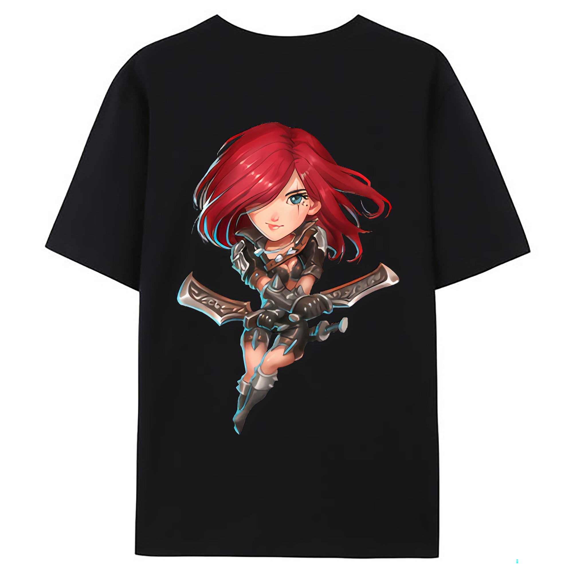 （画像用） リーグ・オブ・レジェンド League of Legends LOL 綿100％ メンズ半袖Tシャツ（バックプリント） 通気性