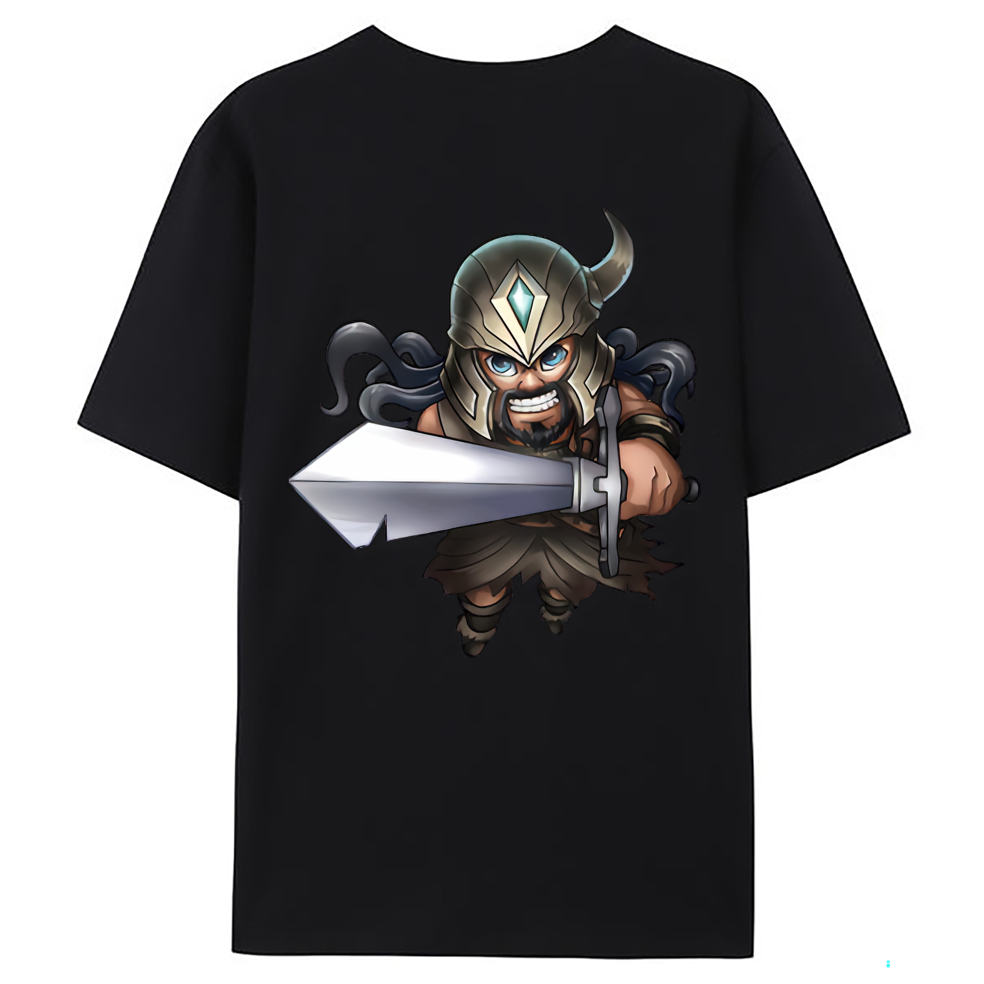 （画像用） リーグ・オブ・レジェンド League of Legends LOL 綿100％ メンズ半袖Tシャツ（バックプリント） 通気性