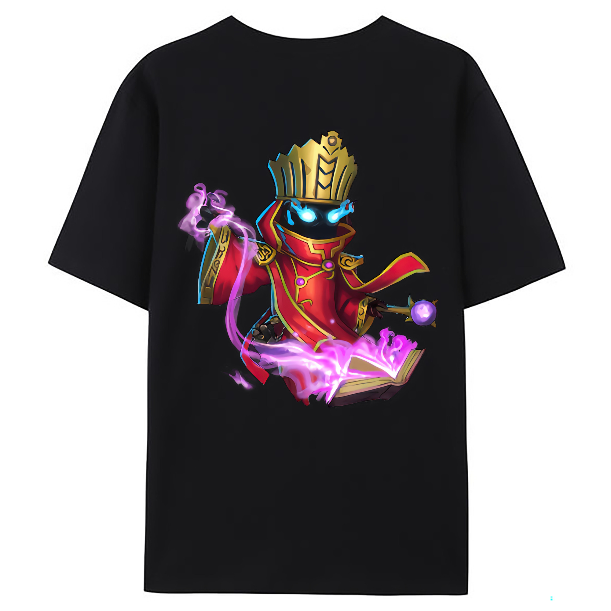 （画像用） リーグ・オブ・レジェンド League of Legends LOL 綿100％ メンズ半袖Tシャツ（バックプリント） 通気性