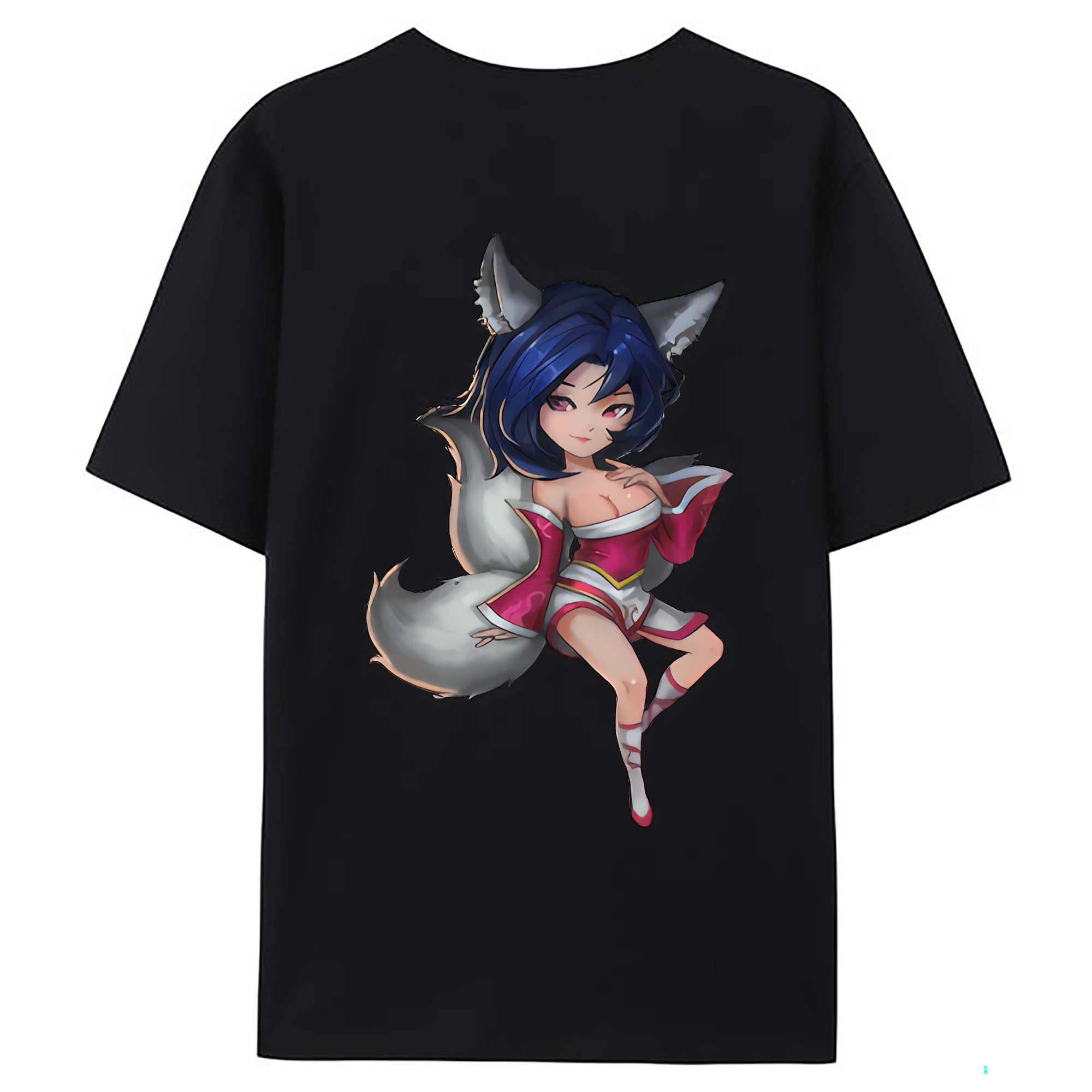 （画像用） リーグ・オブ・レジェンド League of Legends LOL 綿100％ メンズ半袖Tシャツ（バックプリント） 通気性