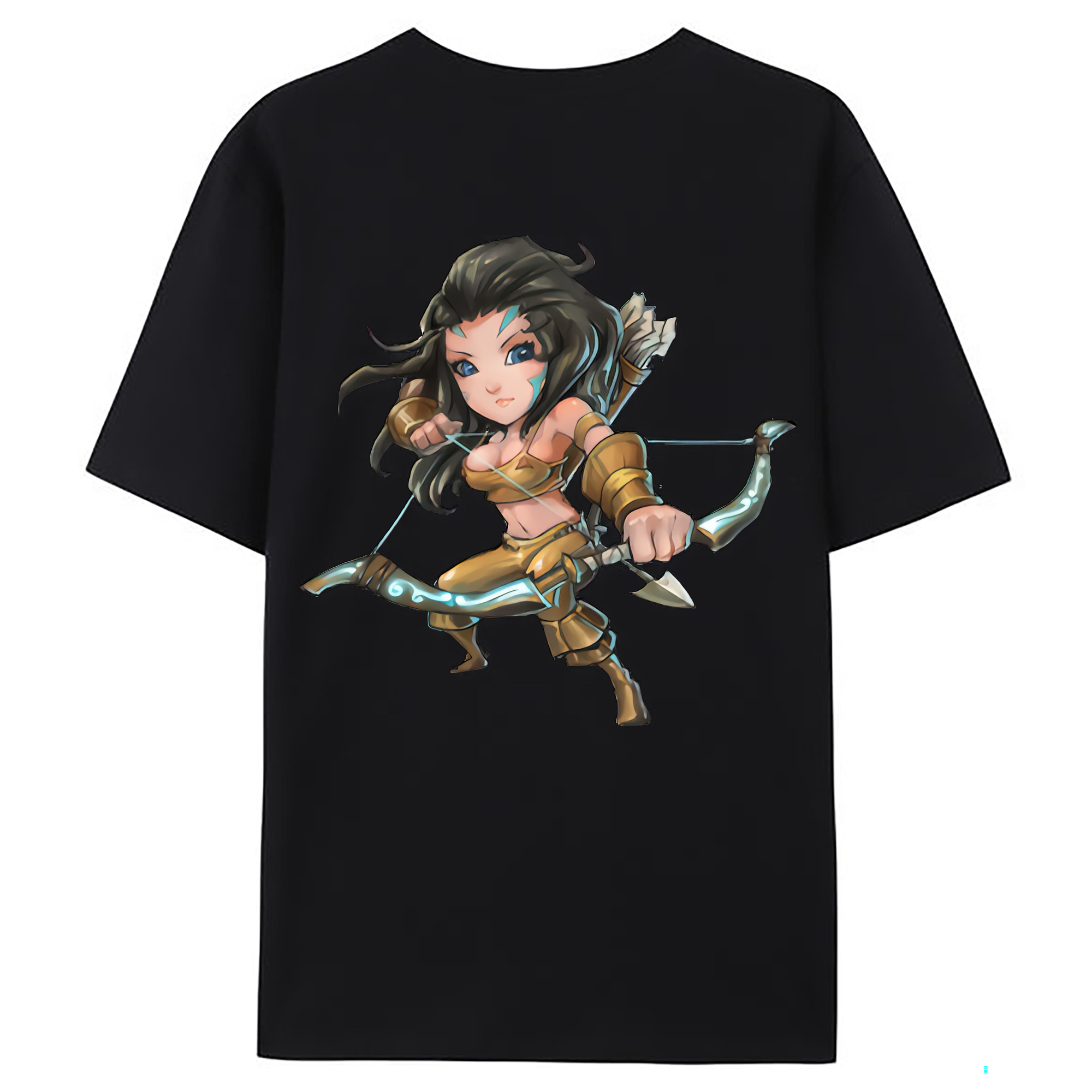 （画像用） リーグ・オブ・レジェンド League of Legends LOL 綿100％ メンズ半袖Tシャツ（バックプリント） 通気性