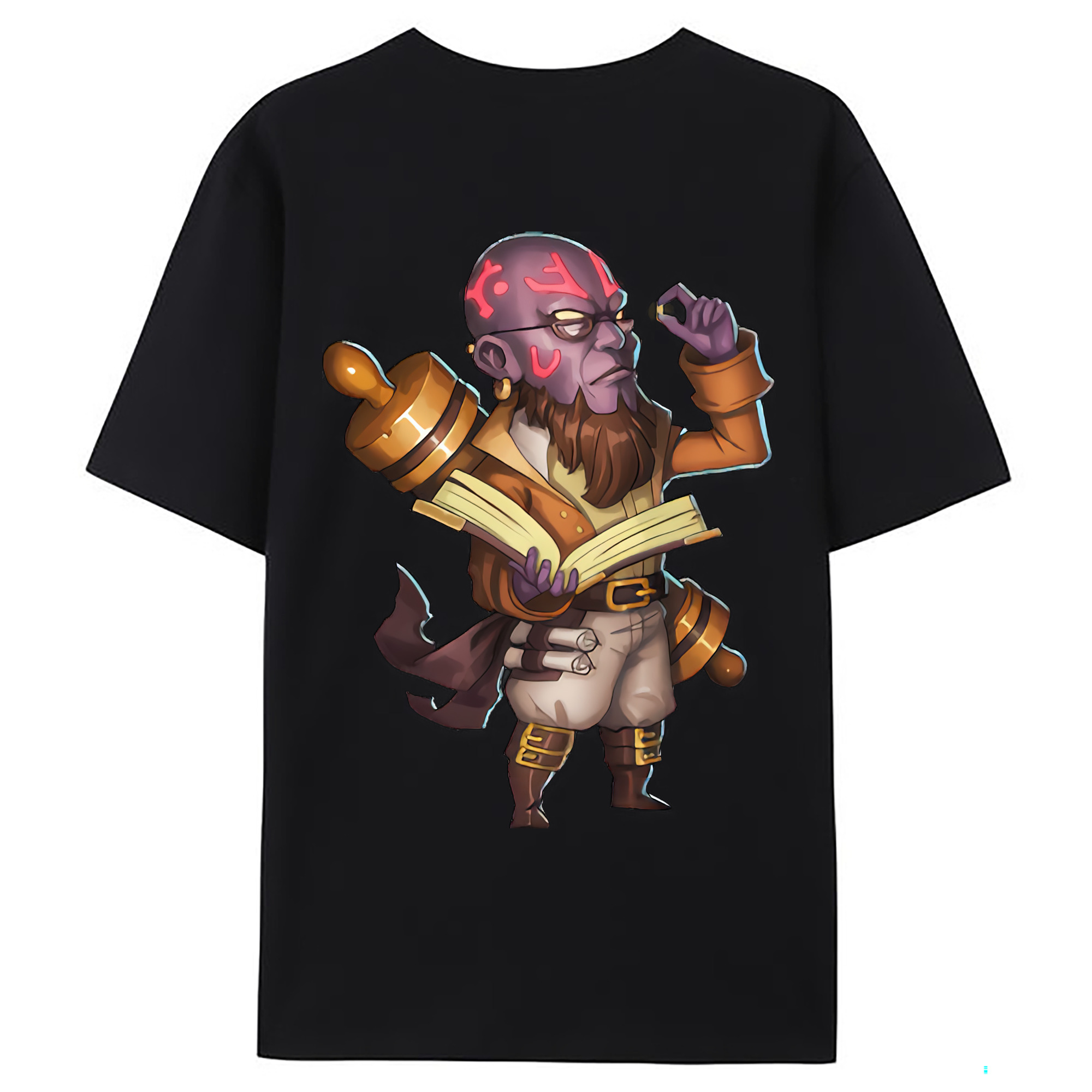 （画像用） リーグ・オブ・レジェンド League of Legends LOL 綿100％ メンズ半袖Tシャツ（バックプリント） 通気性
