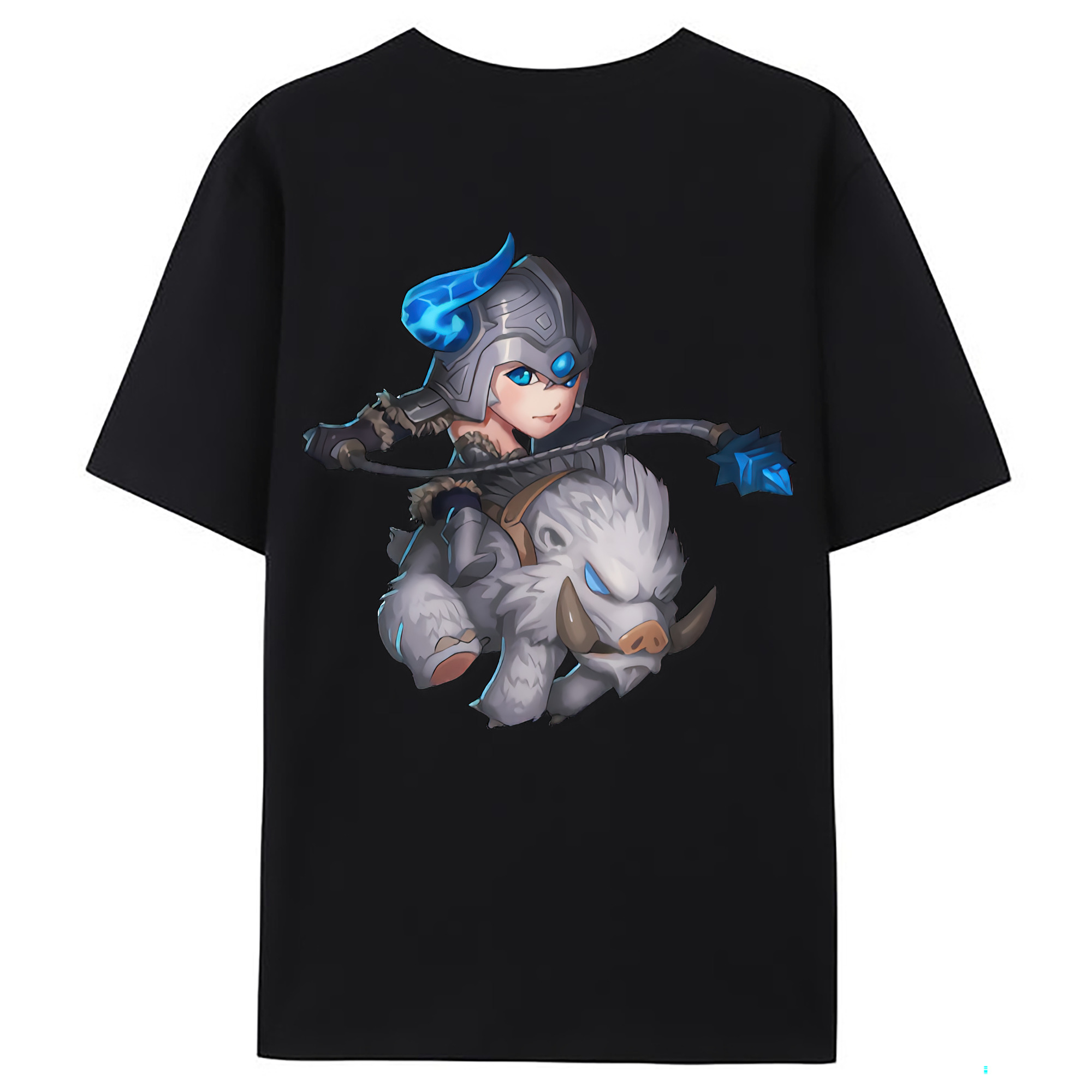 （画像用） リーグ・オブ・レジェンド League of Legends LOL 綿100％ メンズ半袖Tシャツ（バックプリント） 通気性