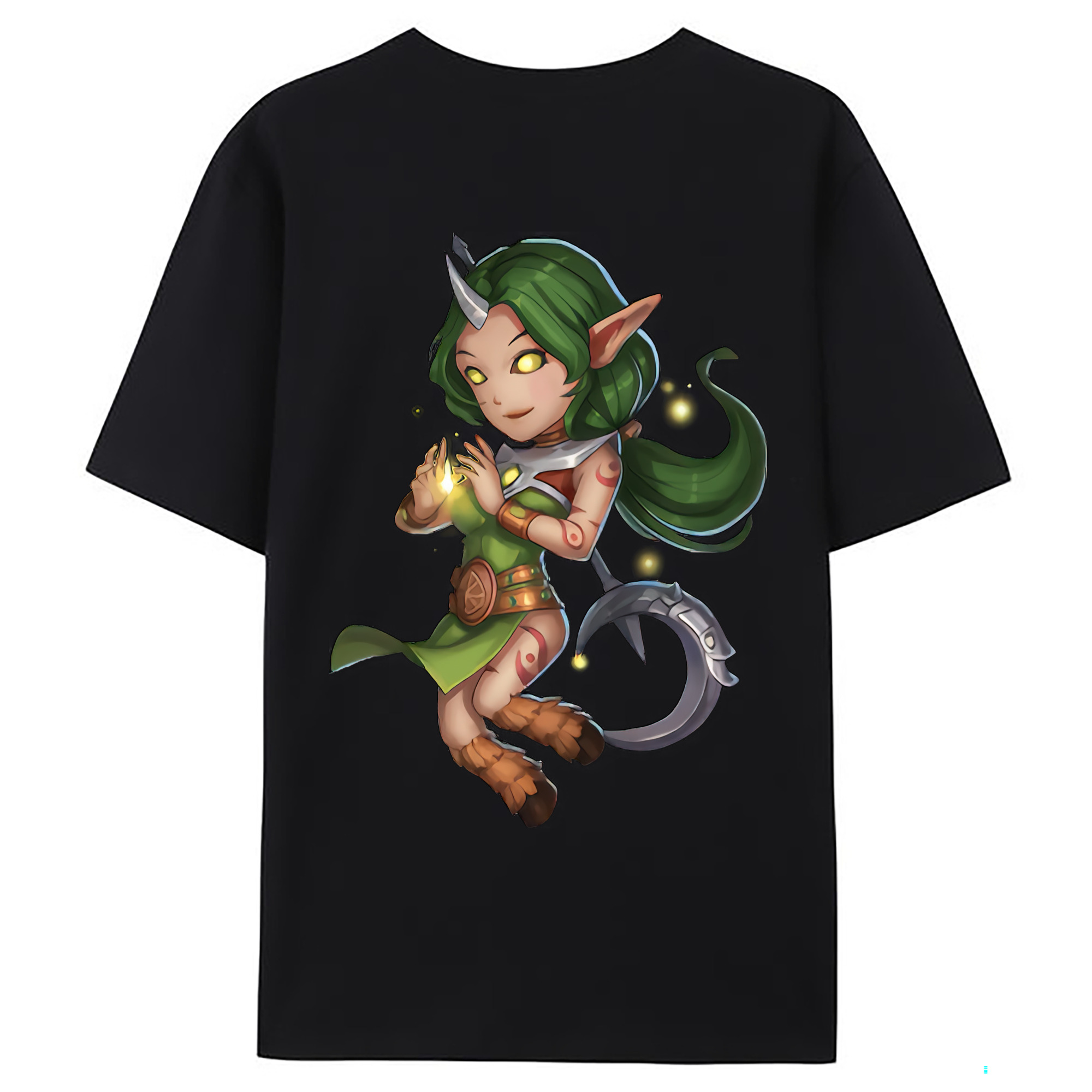 （画像用） リーグ・オブ・レジェンド League of Legends LOL 綿100％ メンズ半袖Tシャツ（バックプリント） 通気性