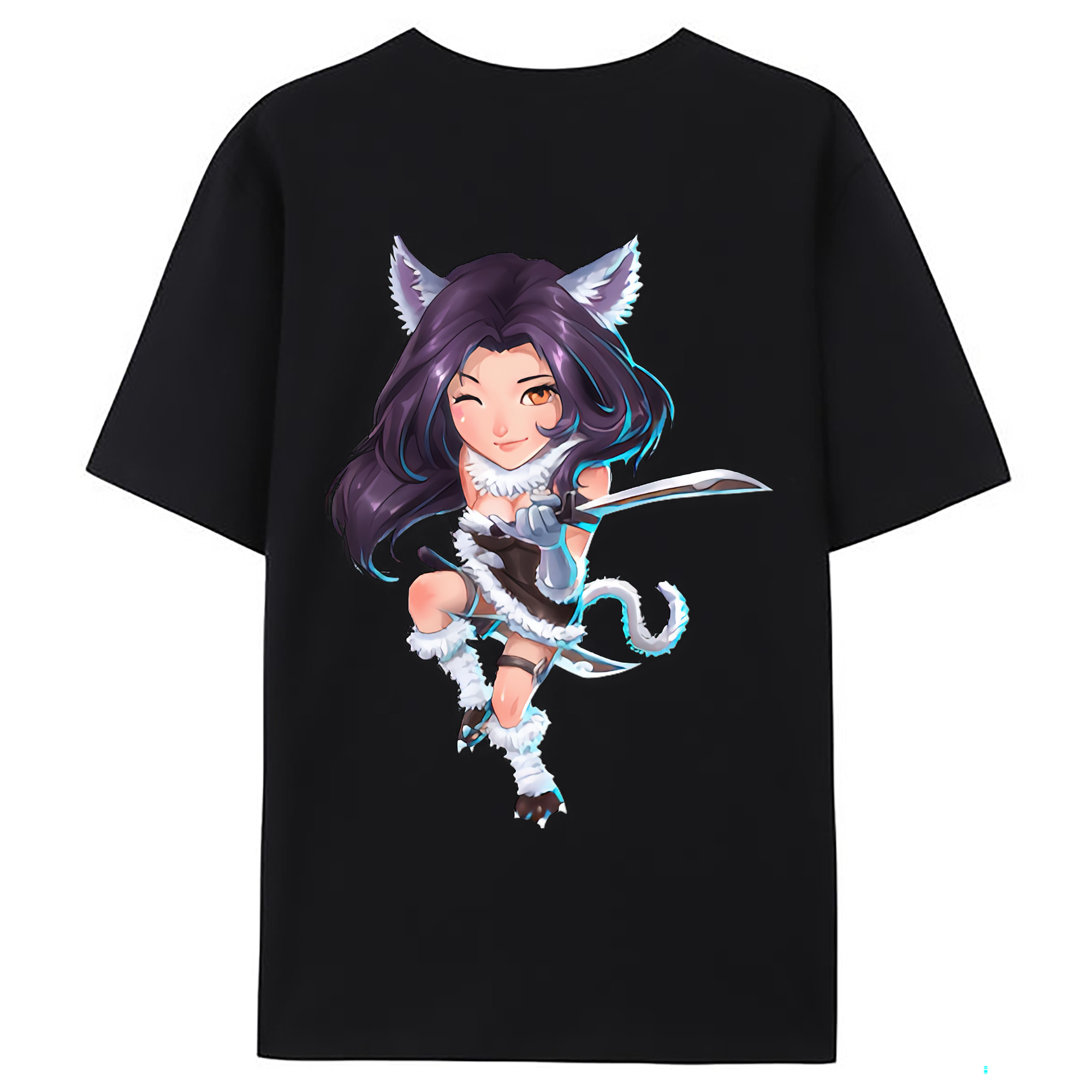 （画像用） リーグ・オブ・レジェンド League of Legends LOL 綿100％ メンズ半袖Tシャツ（バックプリント） 通気性