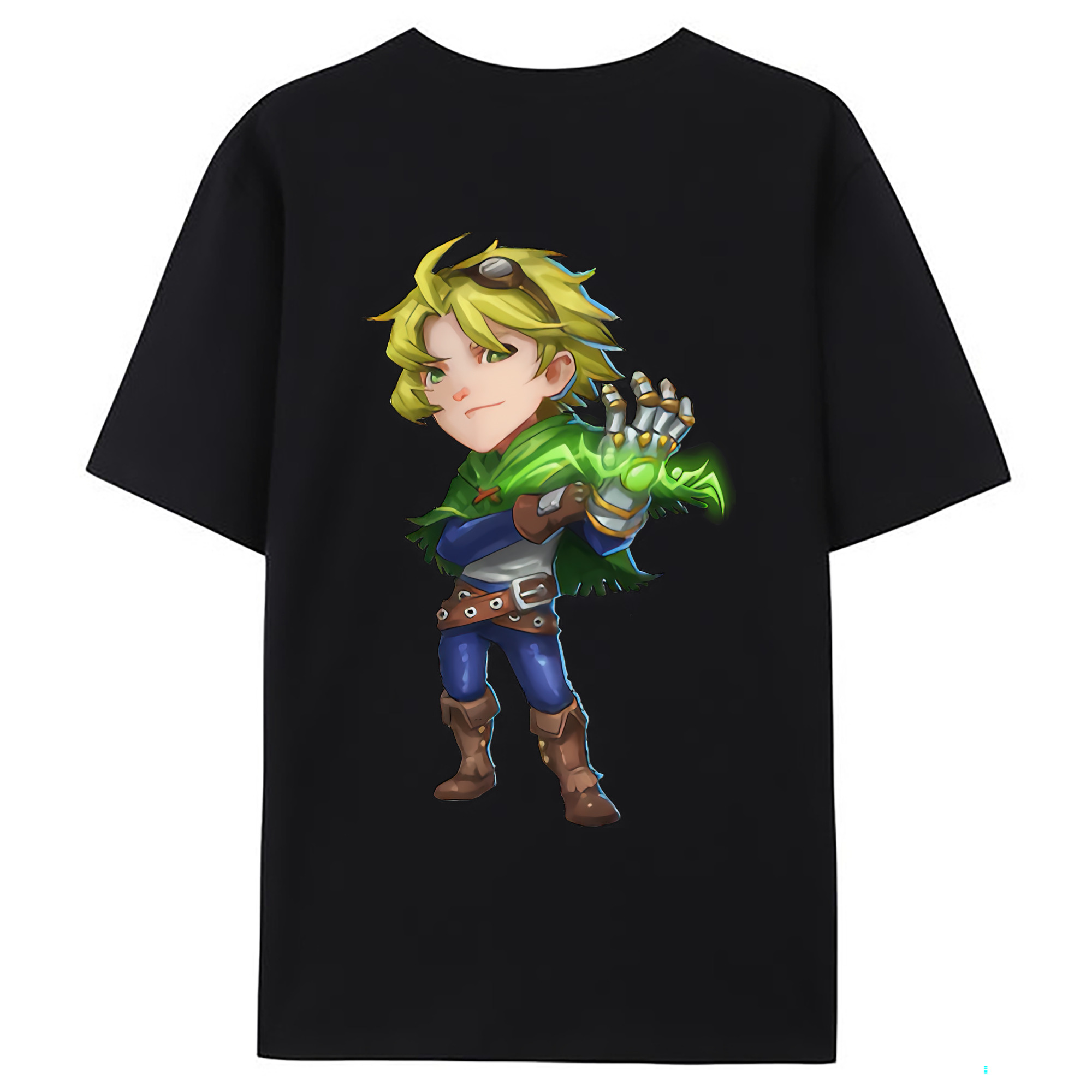 （画像用） リーグ・オブ・レジェンド League of Legends LOL 綿100％ メンズ半袖Tシャツ（バックプリント） 通気性