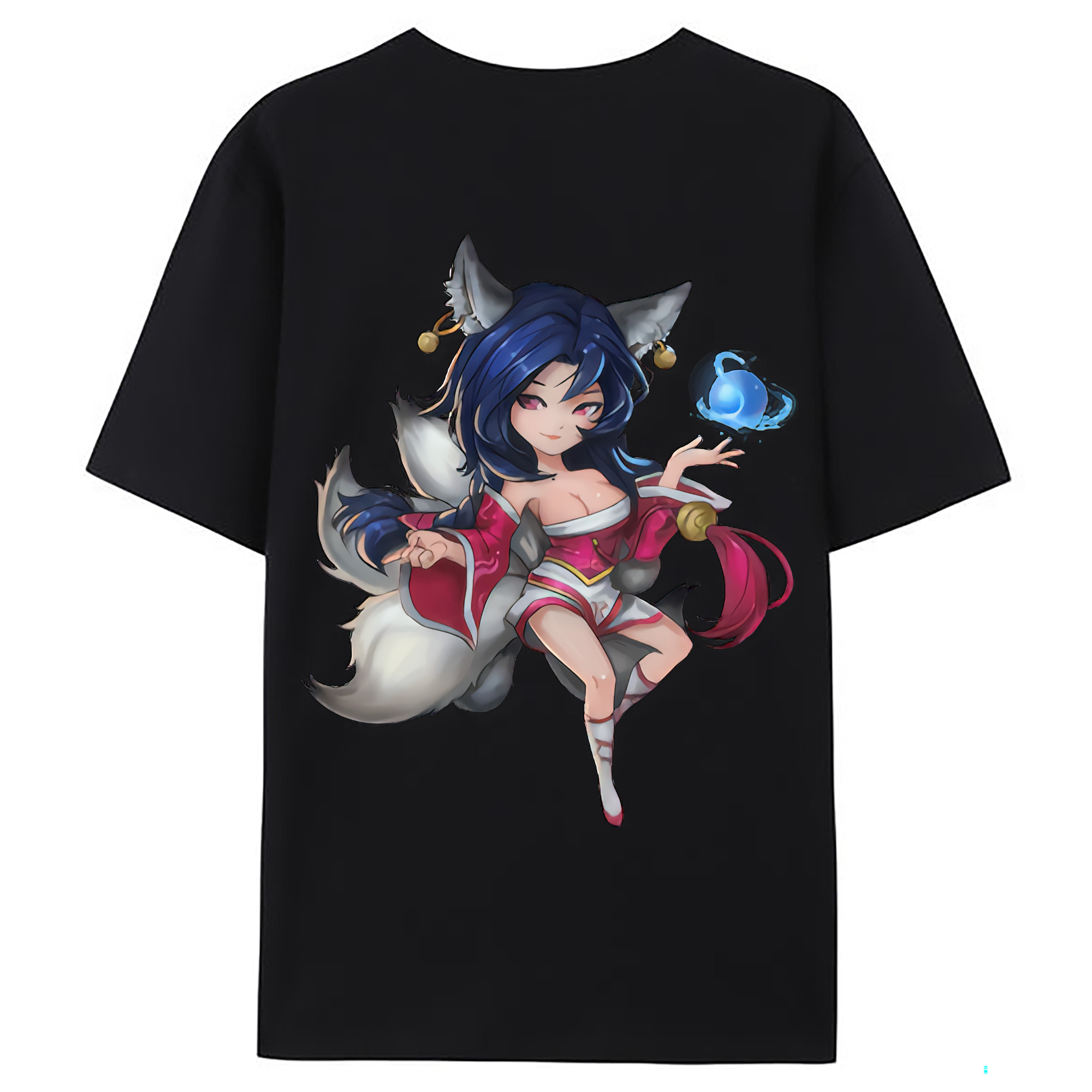 （画像用） リーグ・オブ・レジェンド League of Legends LOL 綿100％ メンズ半袖Tシャツ（バックプリント） 通気性