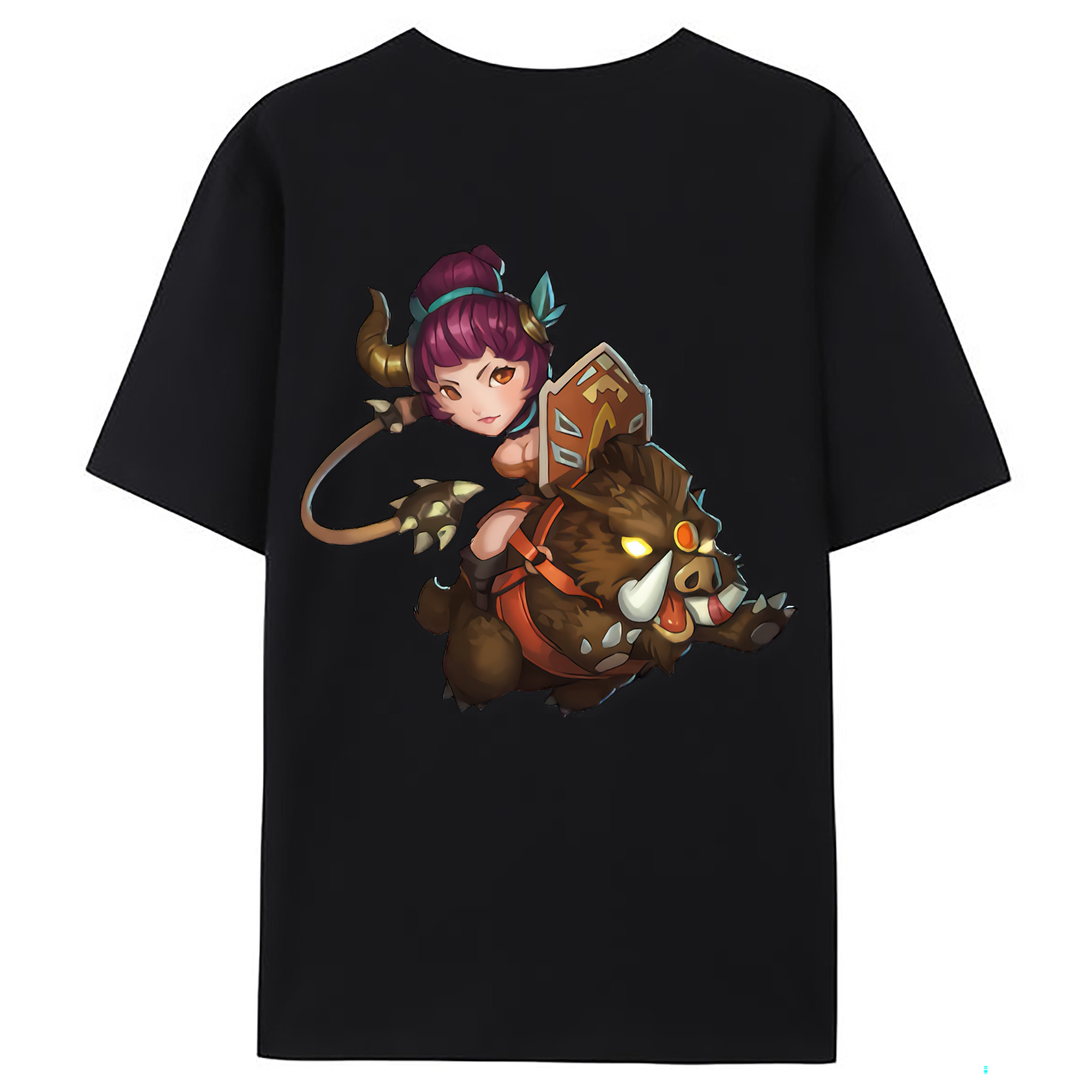 （画像用） リーグ・オブ・レジェンド League of Legends LOL 綿100％ メンズ半袖Tシャツ（バックプリント） 通気性