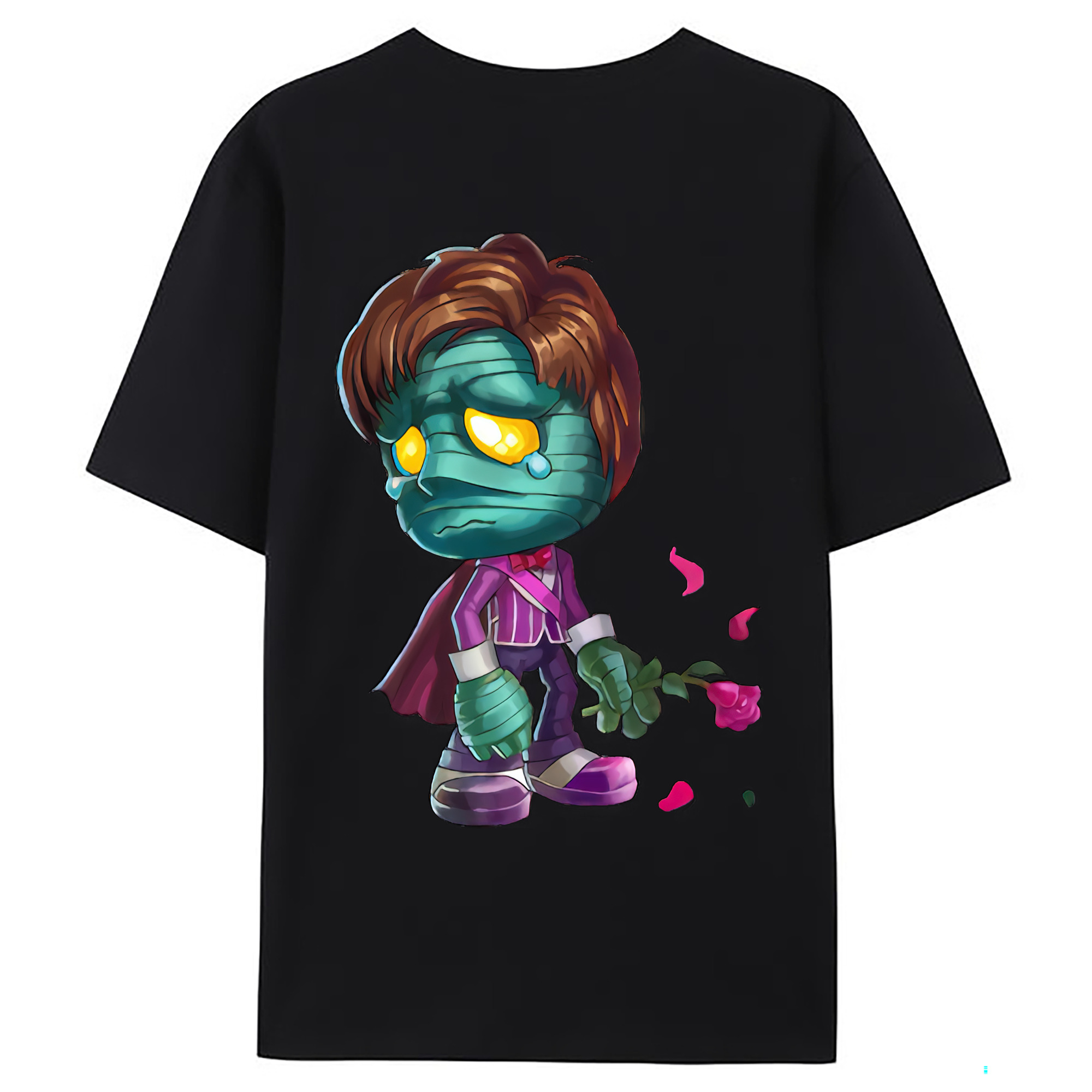 （画像用） リーグ・オブ・レジェンド League of Legends LOL 綿100％ メンズ半袖Tシャツ（バックプリント） 通気性