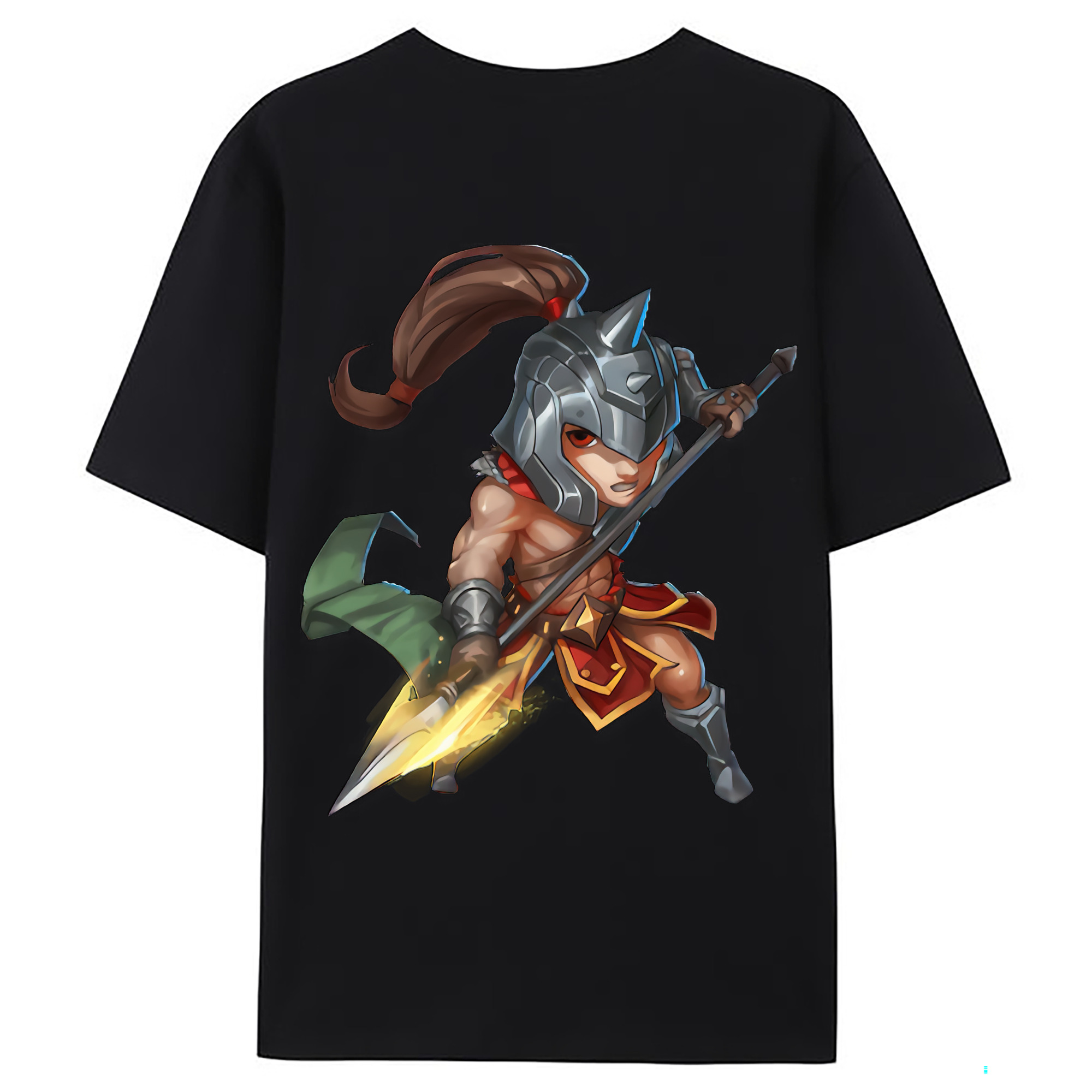 （画像用） リーグ・オブ・レジェンド League of Legends LOL 綿100％ メンズ半袖Tシャツ（バックプリント） 通気性