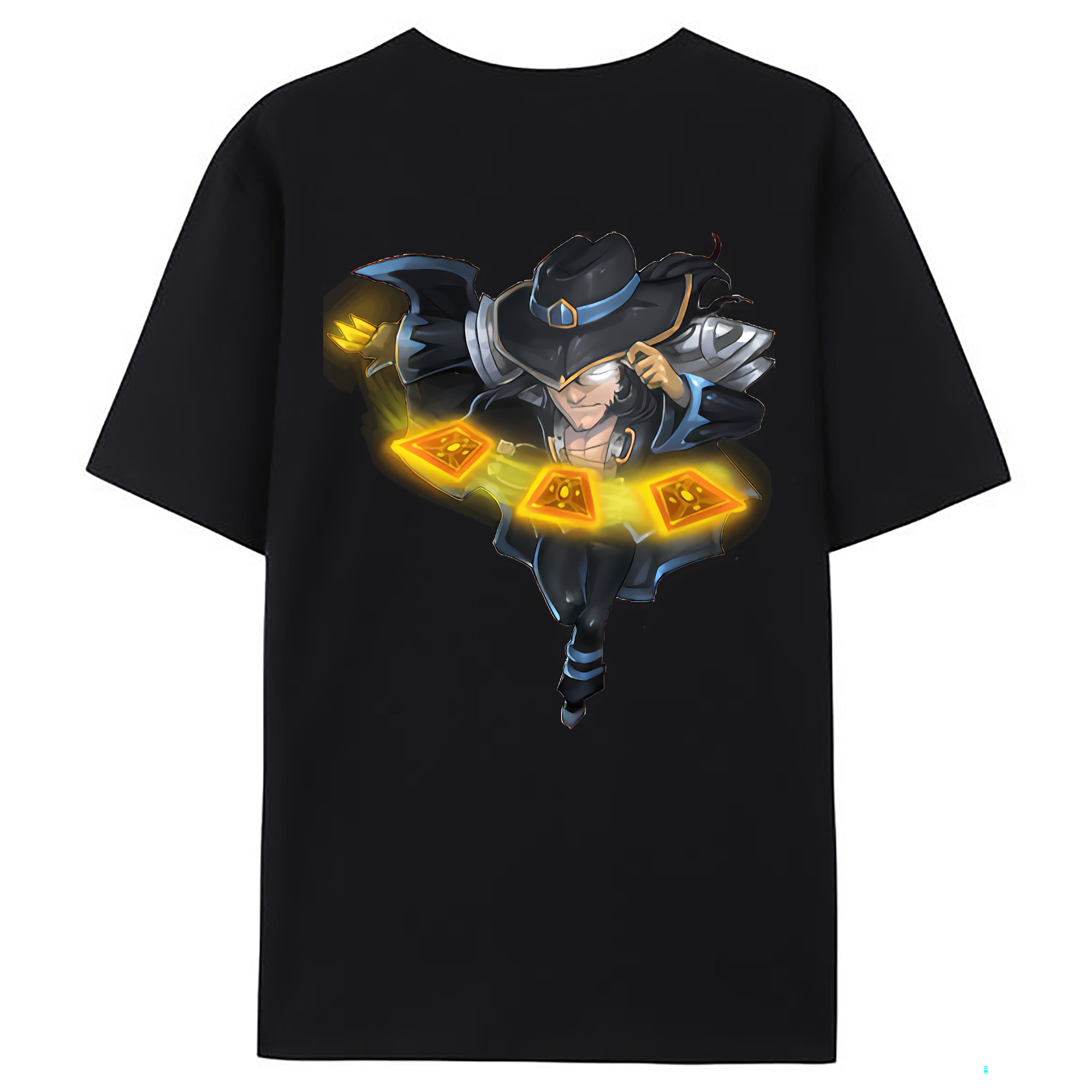 （画像用） リーグ・オブ・レジェンド League of Legends LOL 綿100％ メンズ半袖Tシャツ（バックプリント） 通気性