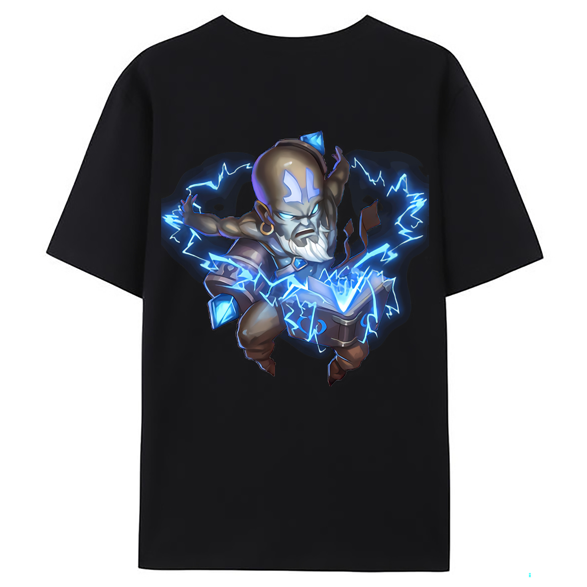 （画像用） リーグ・オブ・レジェンド League of Legends LOL 綿100％ メンズ半袖Tシャツ（バックプリント） 通気性