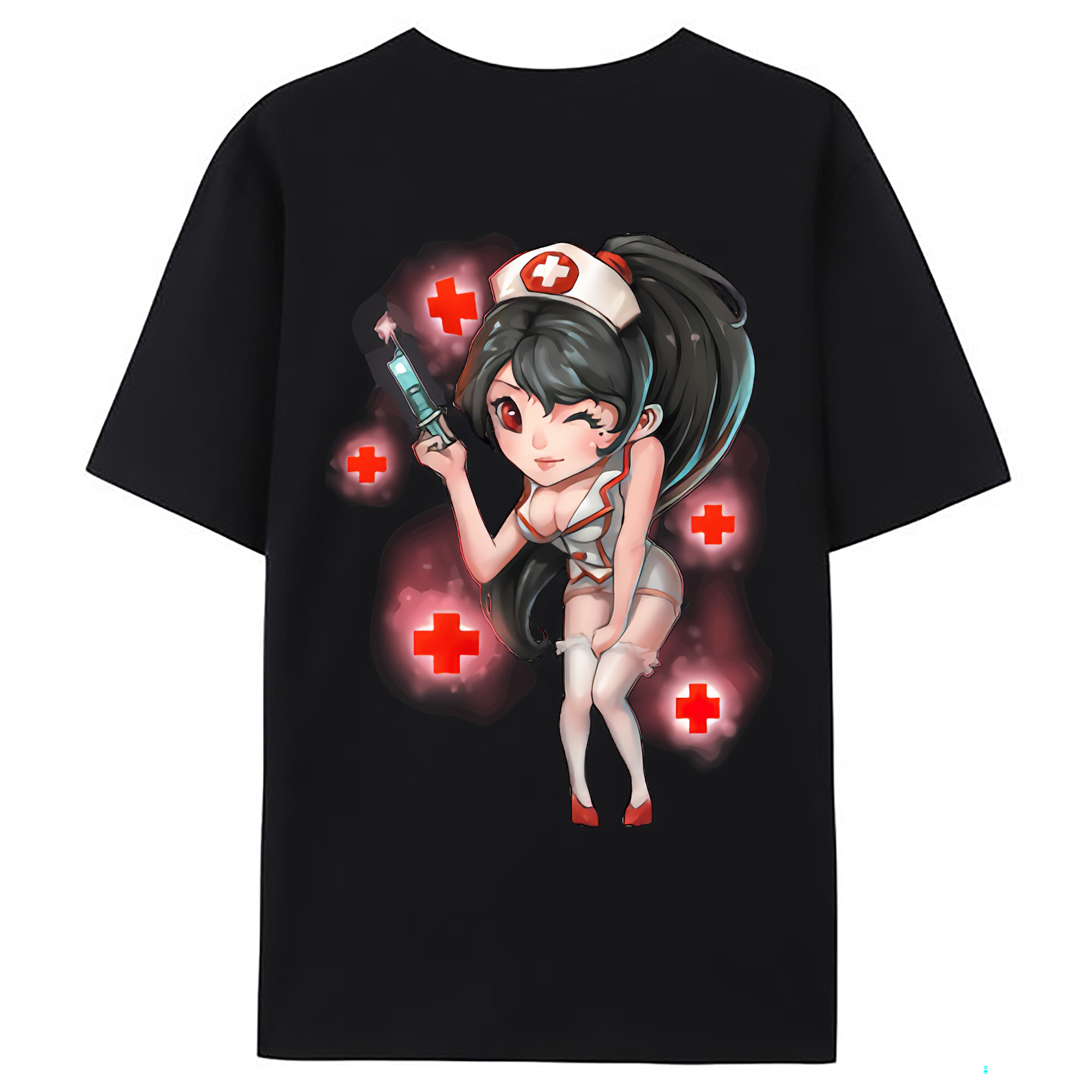 （画像用） リーグ・オブ・レジェンド League of Legends LOL 綿100％ メンズ半袖Tシャツ（バックプリント） 通気性