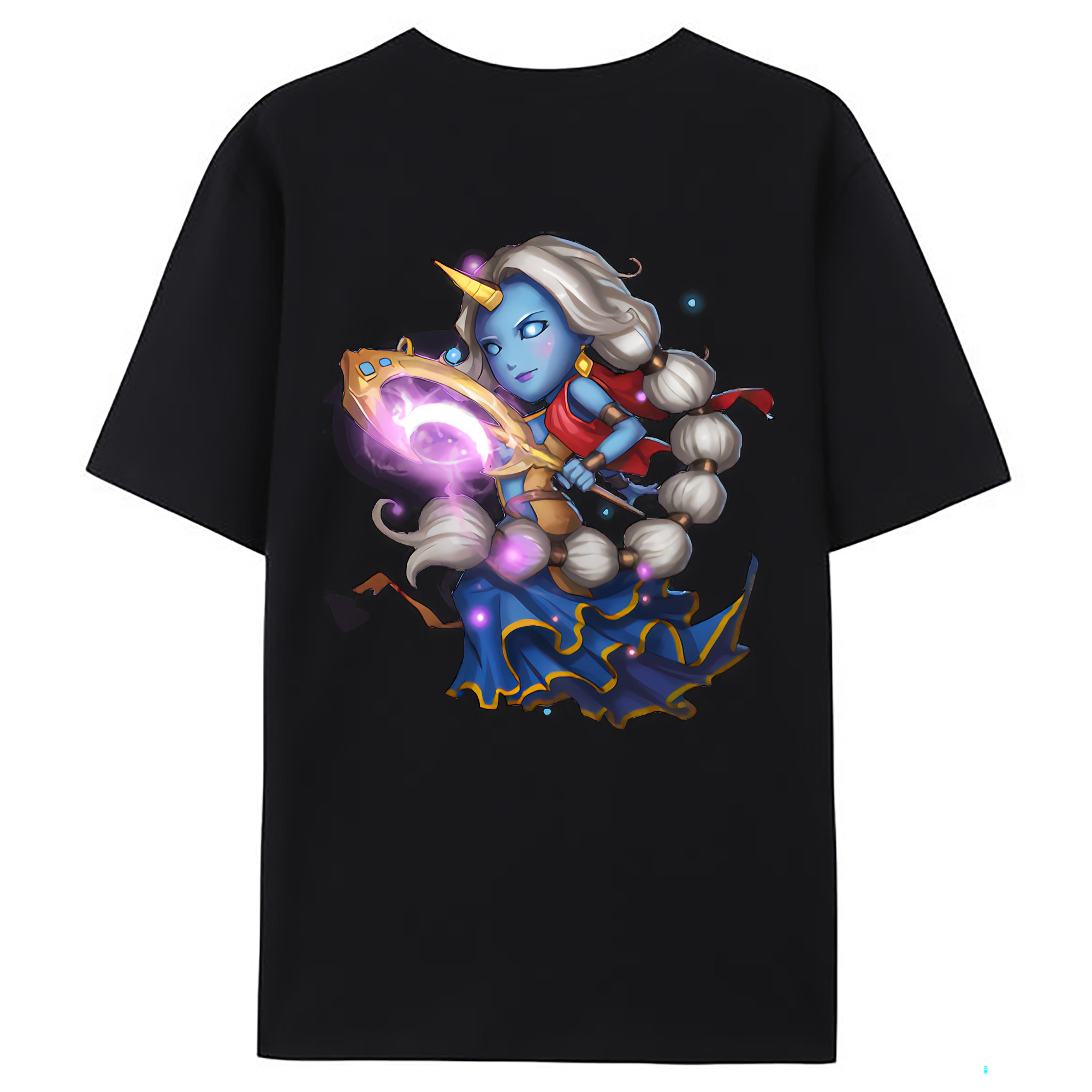 （画像用） リーグ・オブ・レジェンド League of Legends LOL 綿100％ メンズ半袖Tシャツ（バックプリント） 通気性
