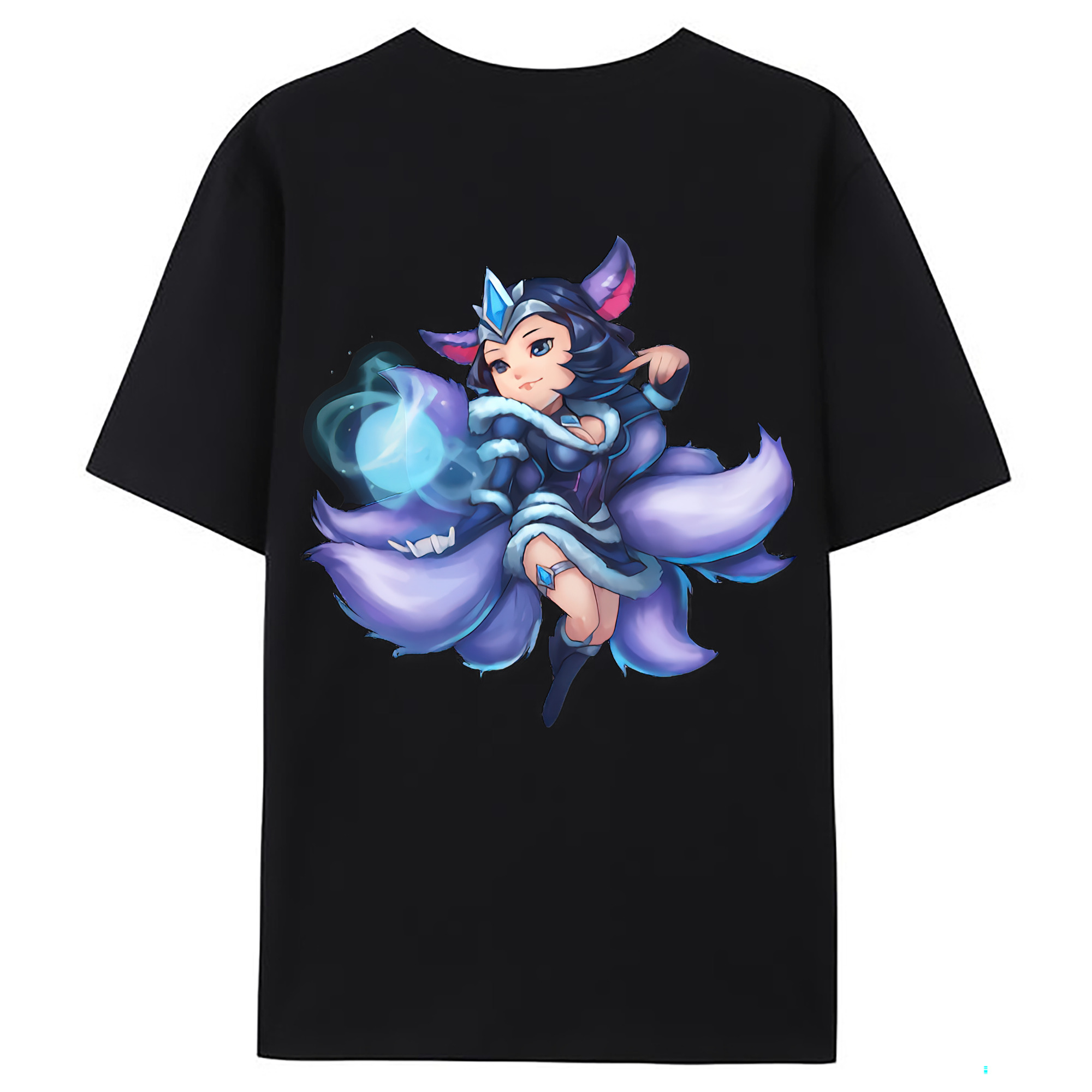 （画像用） リーグ・オブ・レジェンド League of Legends LOL 綿100％ メンズ半袖Tシャツ（バックプリント） 通気性
