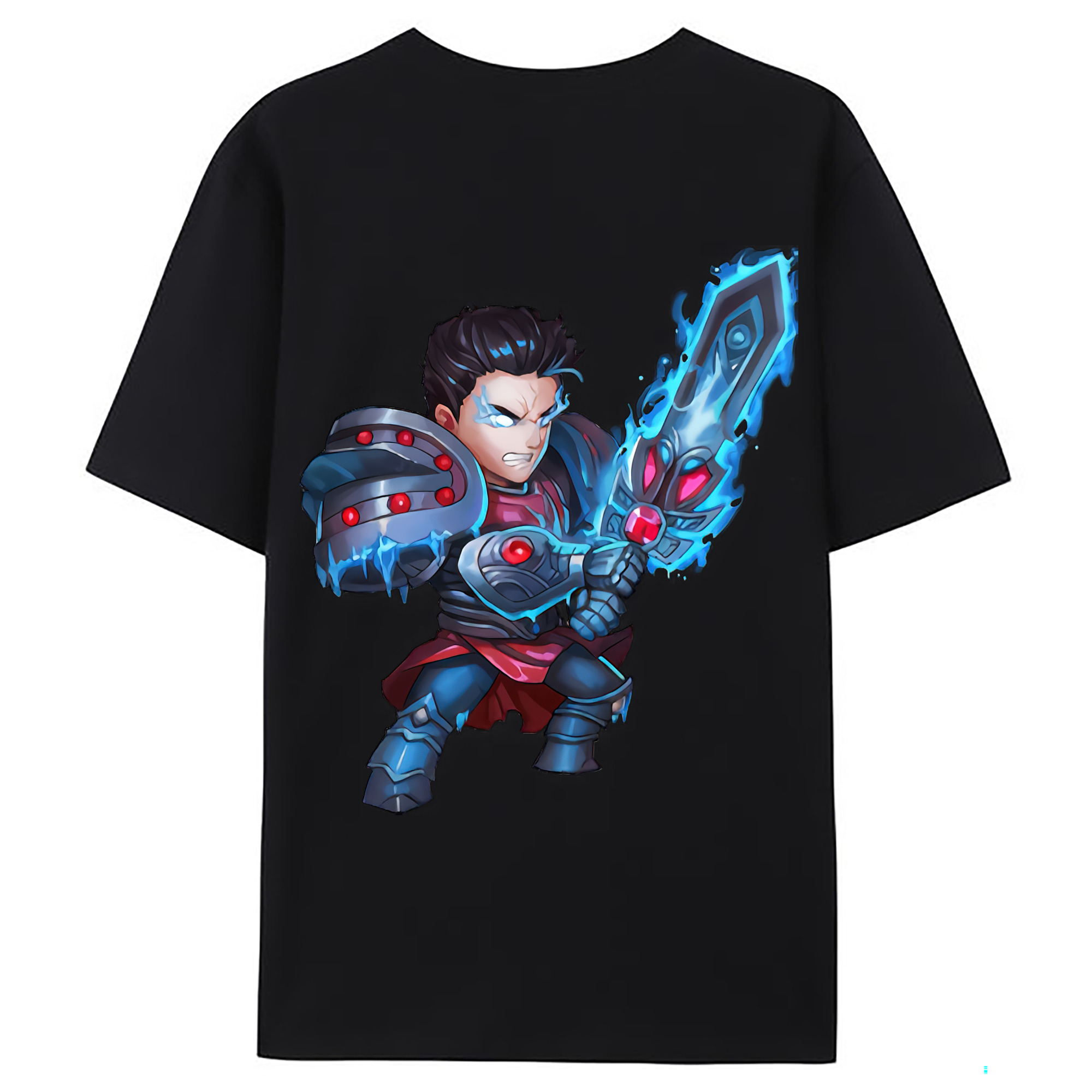 （画像用） リーグ・オブ・レジェンド League of Legends LOL 綿100％ メンズ半袖Tシャツ（バックプリント） 通気性