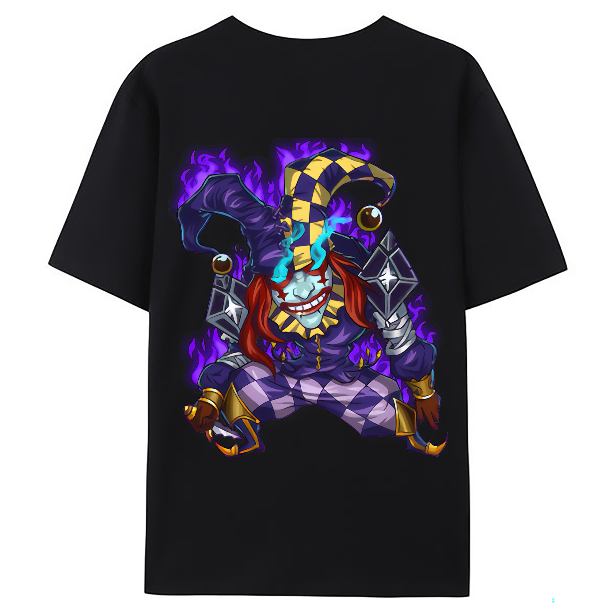 （画像用） リーグ・オブ・レジェンド League of Legends LOL 綿100％ メンズ半袖Tシャツ（バックプリント） 通気性