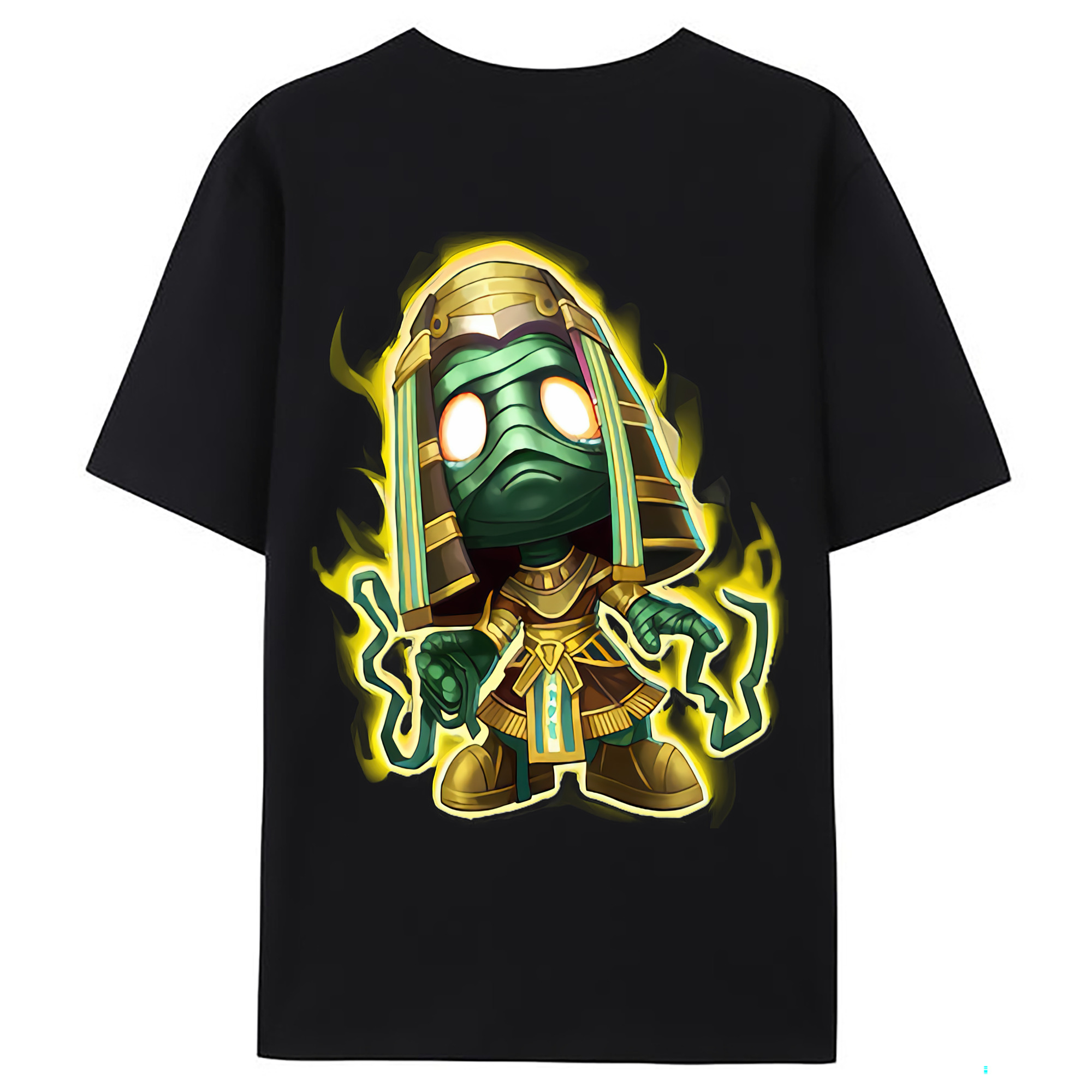 （画像用） リーグ・オブ・レジェンド League of Legends LOL 綿100％ メンズ半袖Tシャツ（バックプリント） 通気性