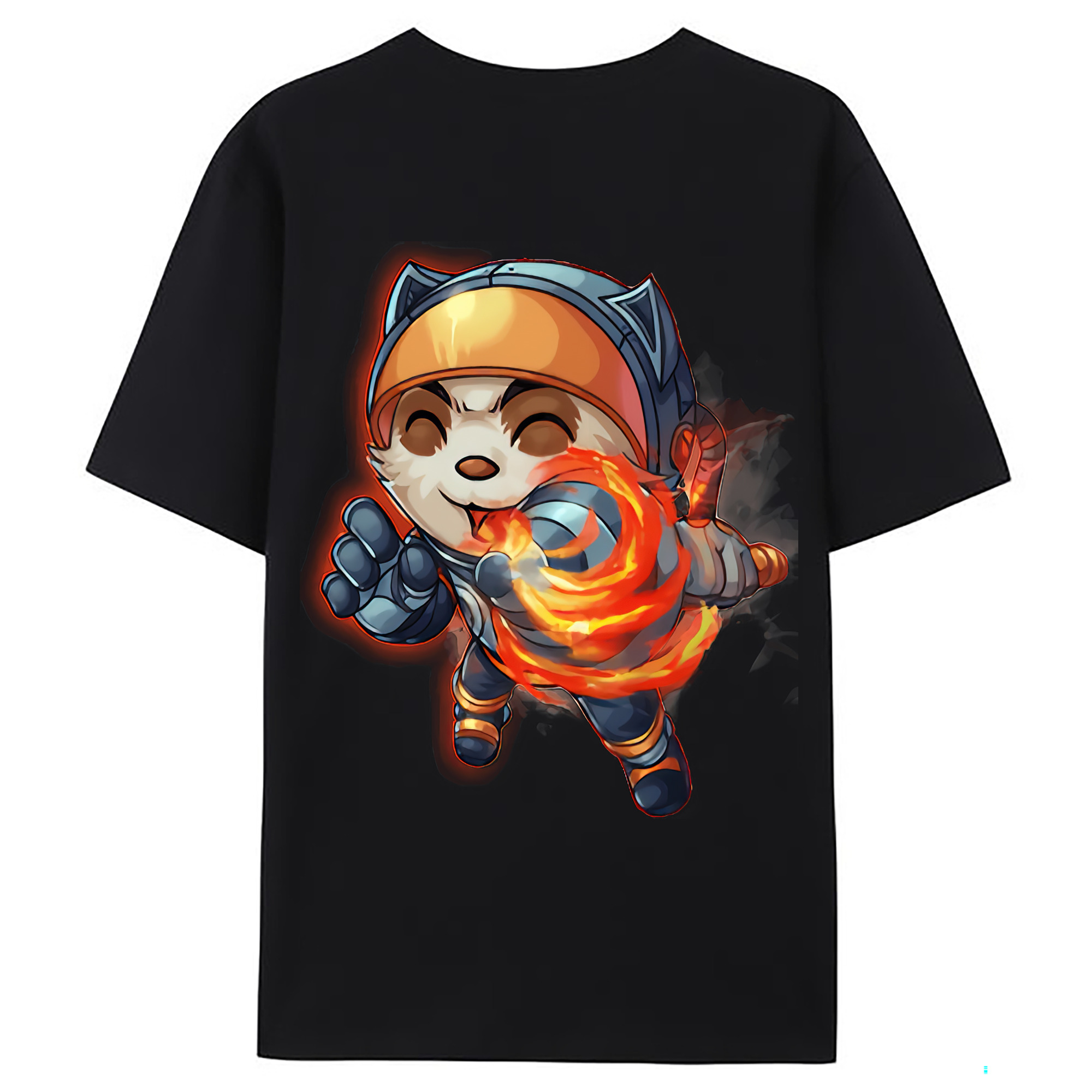 （画像用） リーグ・オブ・レジェンド League of Legends LOL 綿100％ メンズ半袖Tシャツ（バックプリント） 通気性