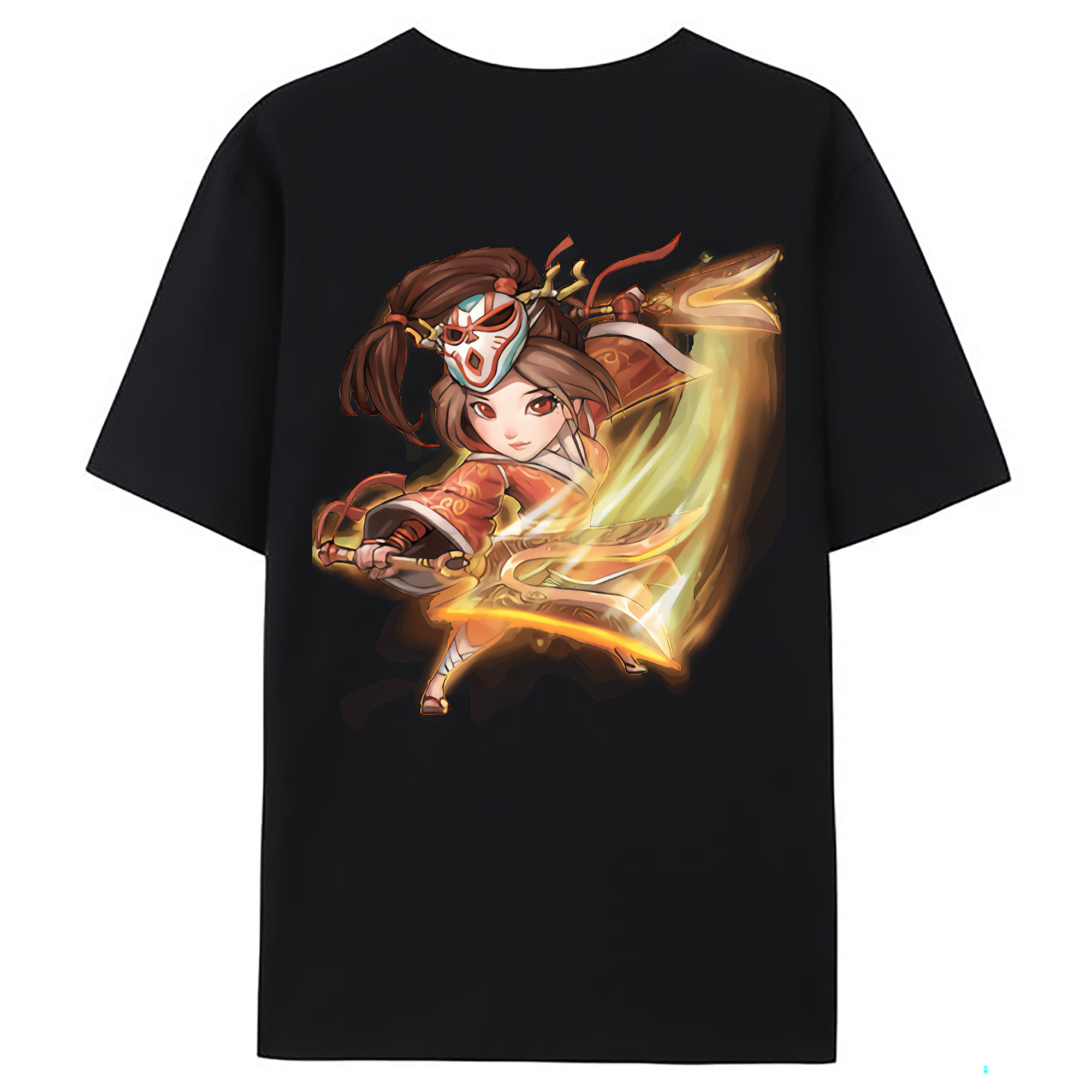 （画像用） リーグ・オブ・レジェンド League of Legends LOL 綿100％ メンズ半袖Tシャツ（バックプリント） 通気性