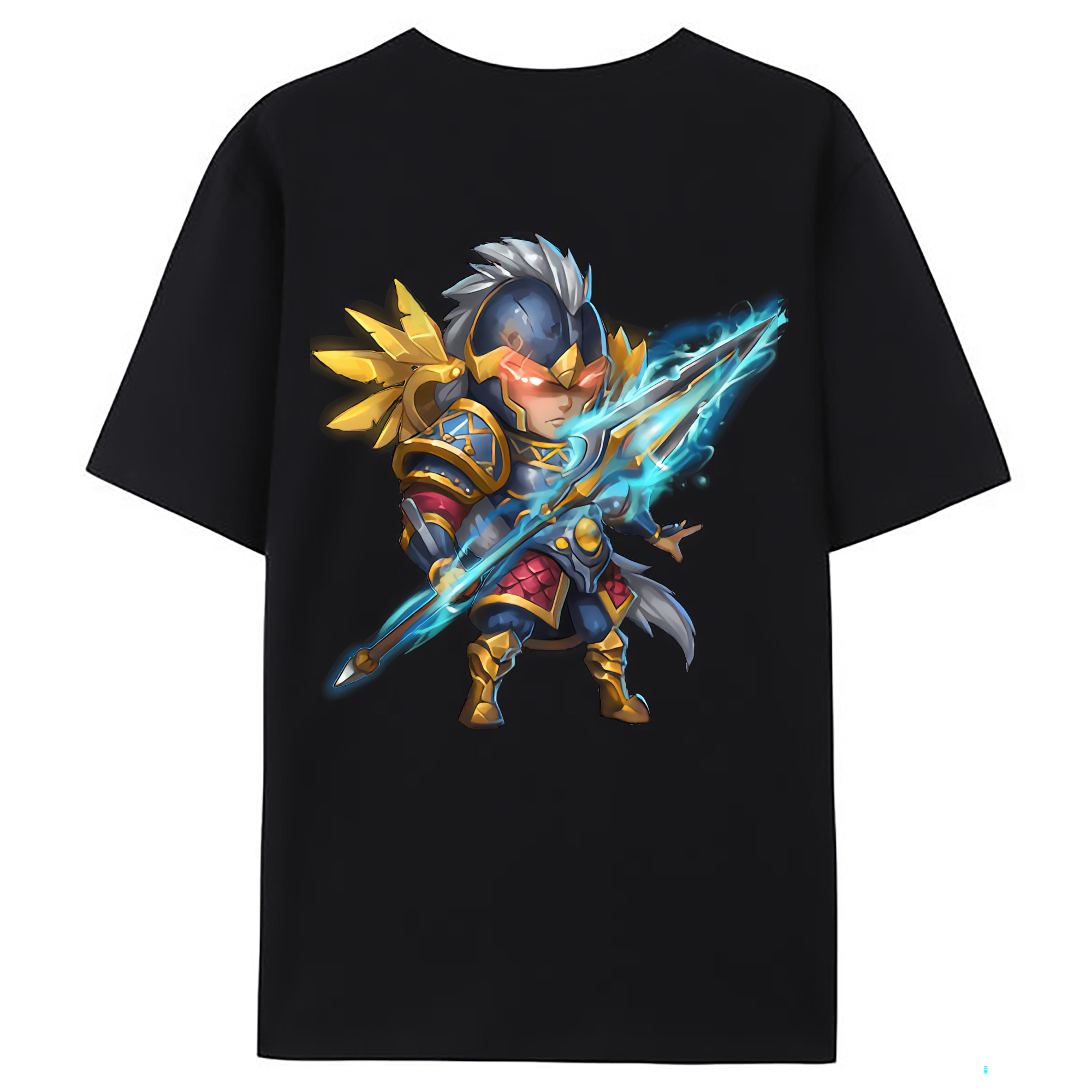 （画像用） リーグ・オブ・レジェンド League of Legends LOL 綿100％ メンズ半袖Tシャツ（バックプリント） 通気性