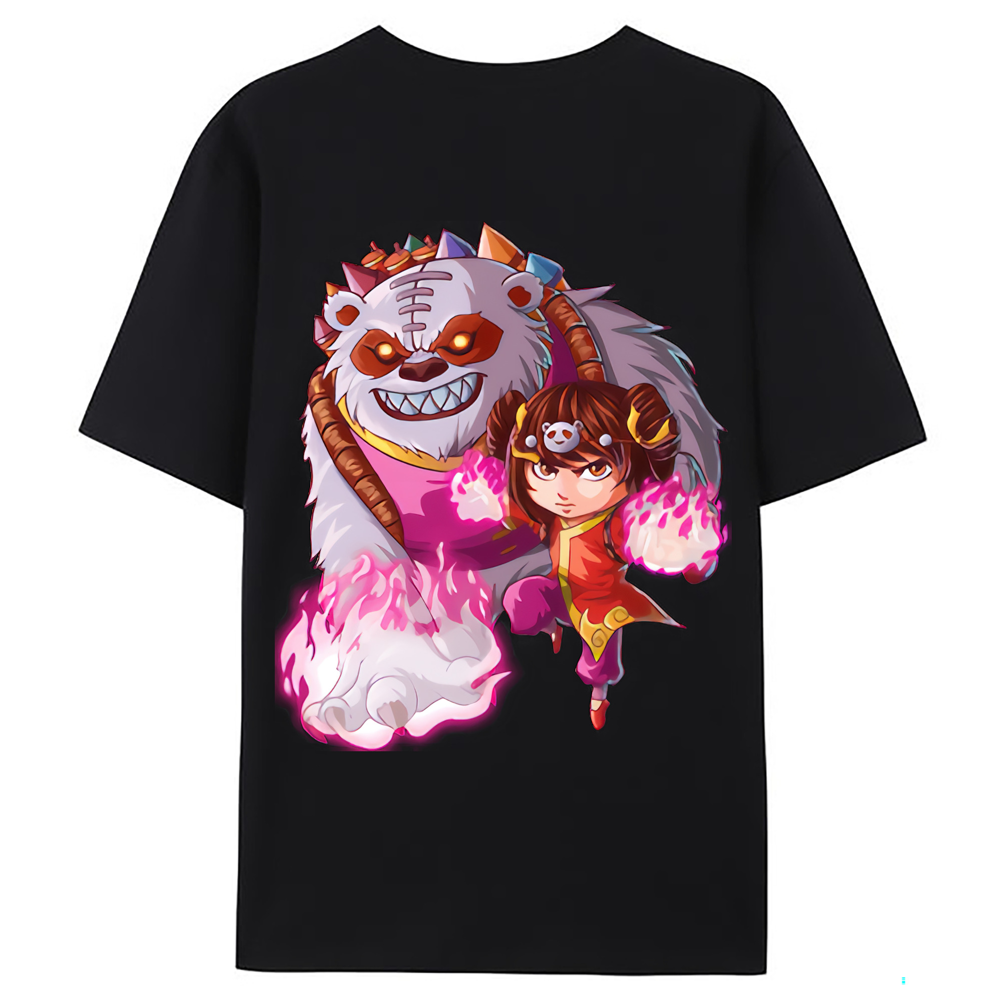（画像用） リーグ・オブ・レジェンド League of Legends LOL 綿100％ メンズ半袖Tシャツ（バックプリント） 通気性