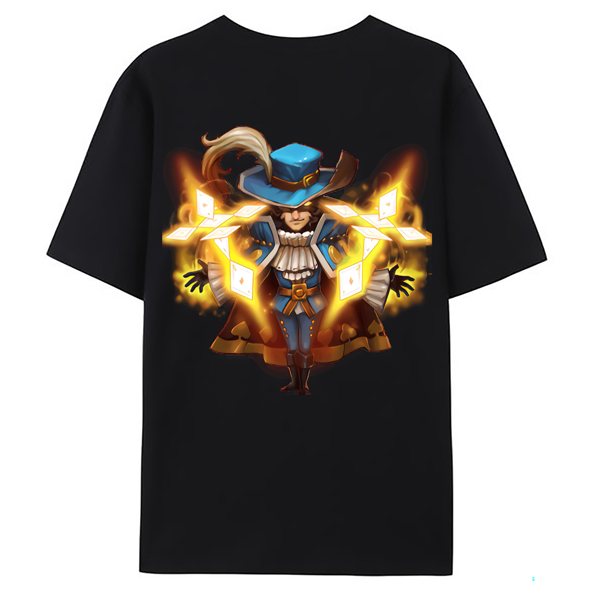 （画像用） リーグ・オブ・レジェンド League of Legends LOL 綿100％ メンズ半袖Tシャツ（バックプリント） 通気性