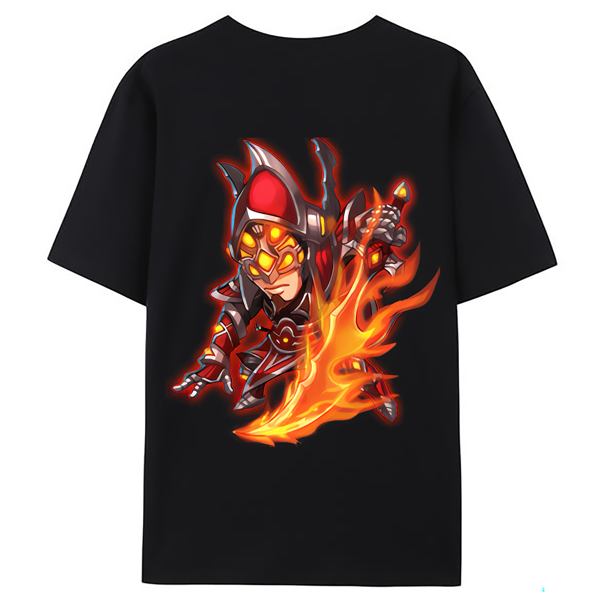 （画像用） リーグ・オブ・レジェンド League of Legends LOL 綿100％ メンズ半袖Tシャツ（バックプリント） 通気性