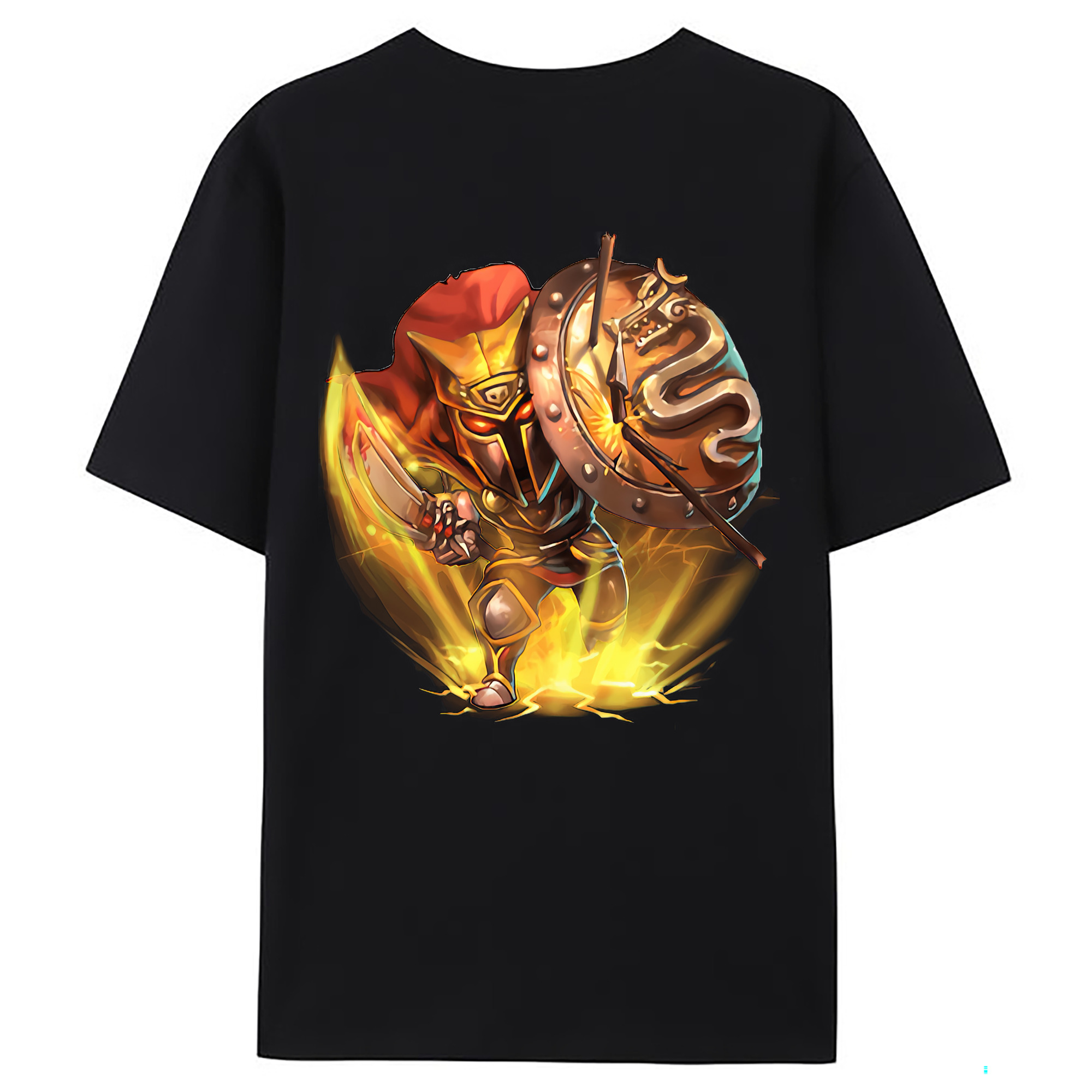 （画像用） リーグ・オブ・レジェンド League of Legends LOL 綿100％ メンズ半袖Tシャツ（バックプリント） 通気性