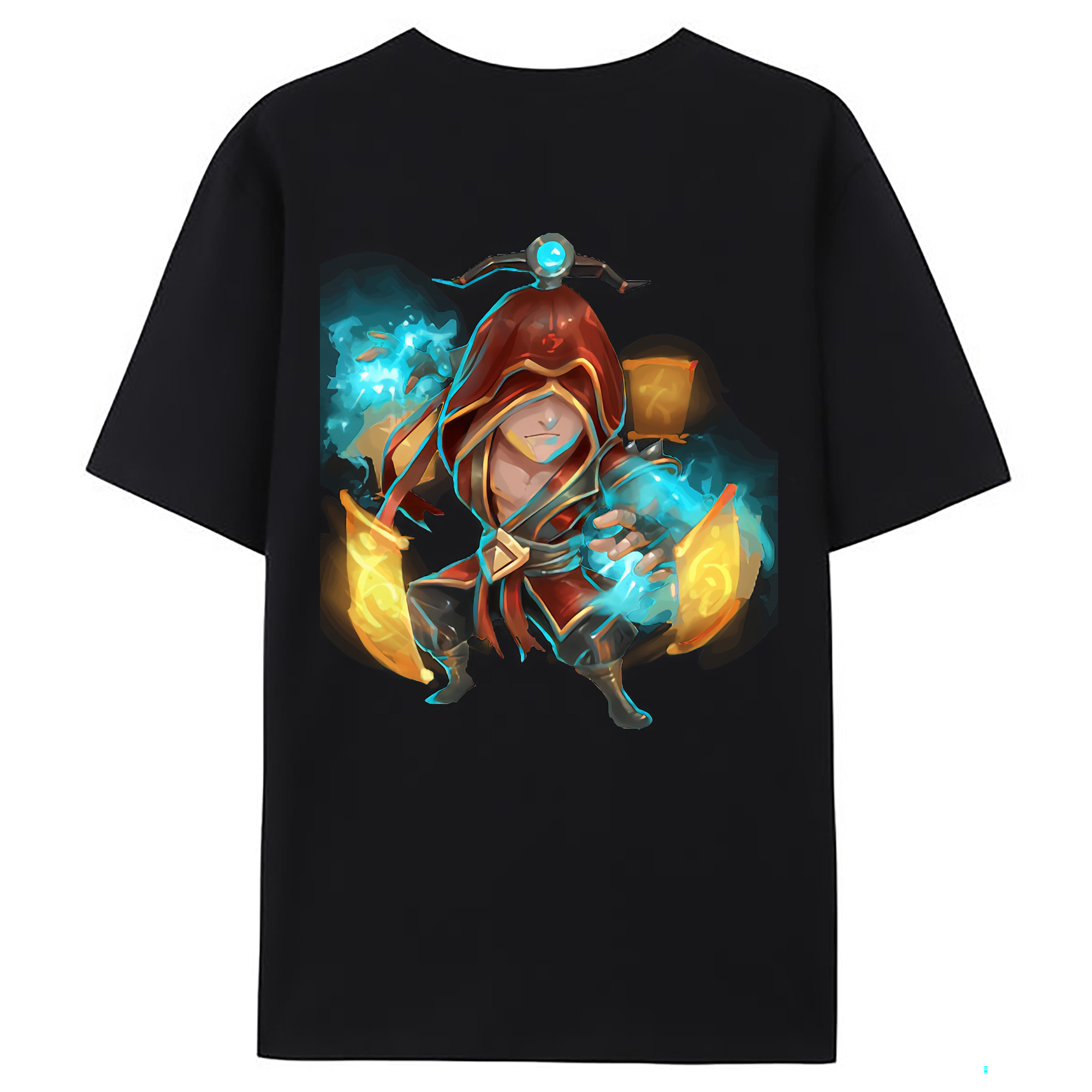 （画像用） リーグ・オブ・レジェンド League of Legends LOL 綿100％ メンズ半袖Tシャツ（バックプリント） 通気性