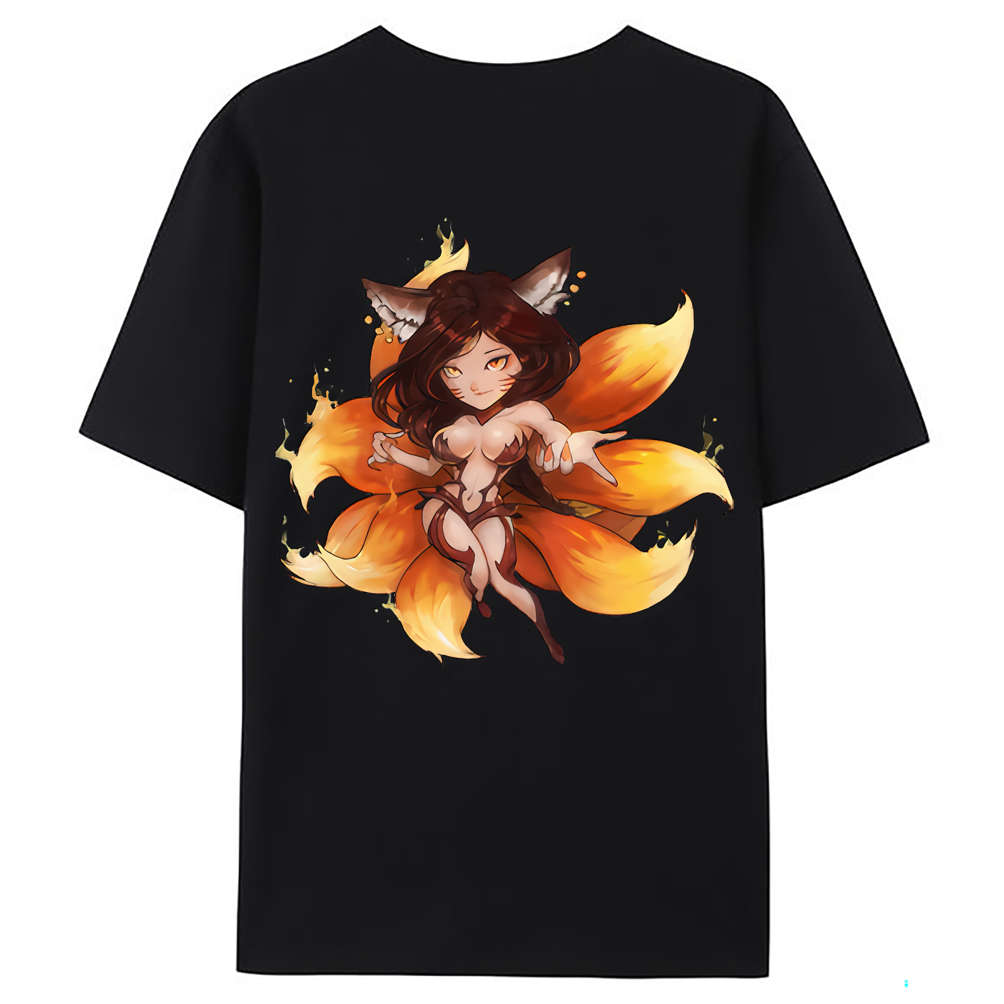 （画像用） リーグ・オブ・レジェンド League of Legends LOL 綿100％ メンズ半袖Tシャツ（バックプリント） 通気性