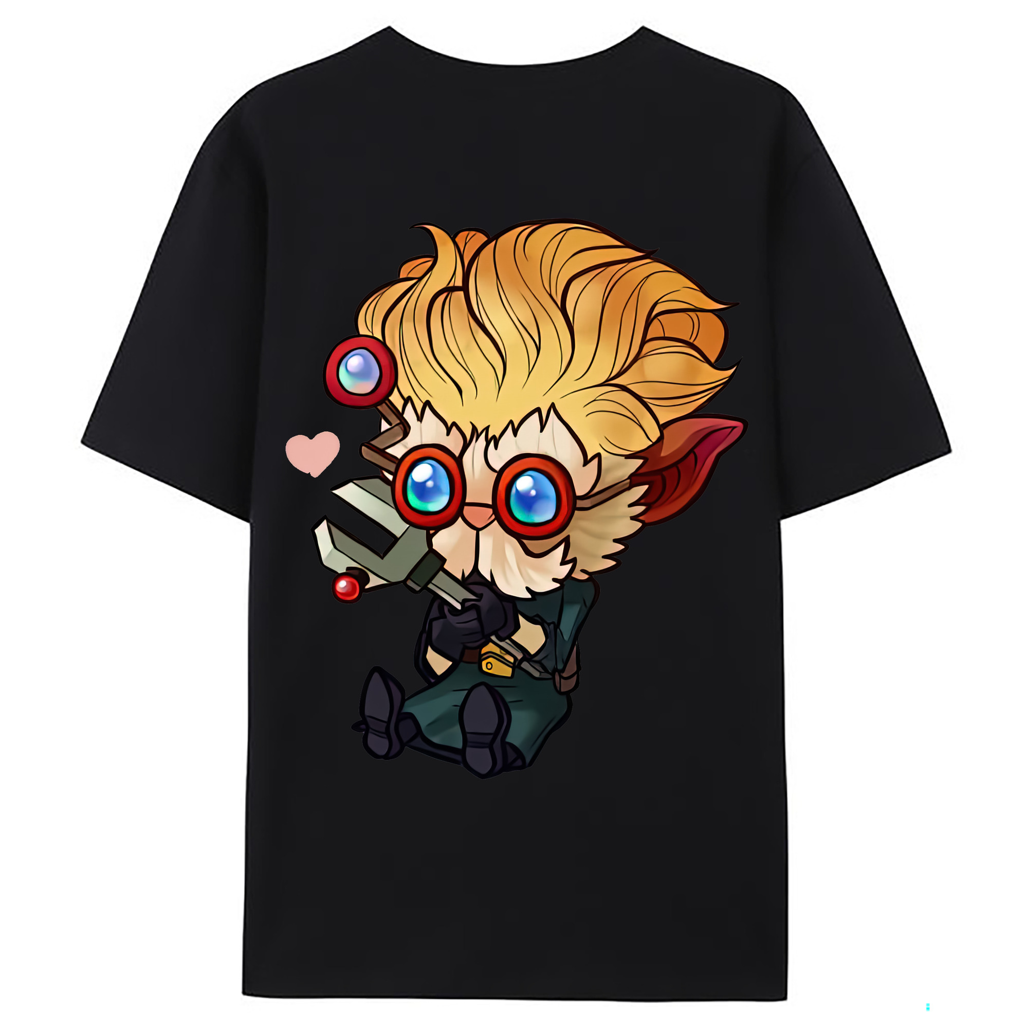 （画像用） リーグ・オブ・レジェンド League of Legends LOL 綿100％ メンズ半袖Tシャツ（バックプリント） 通気性