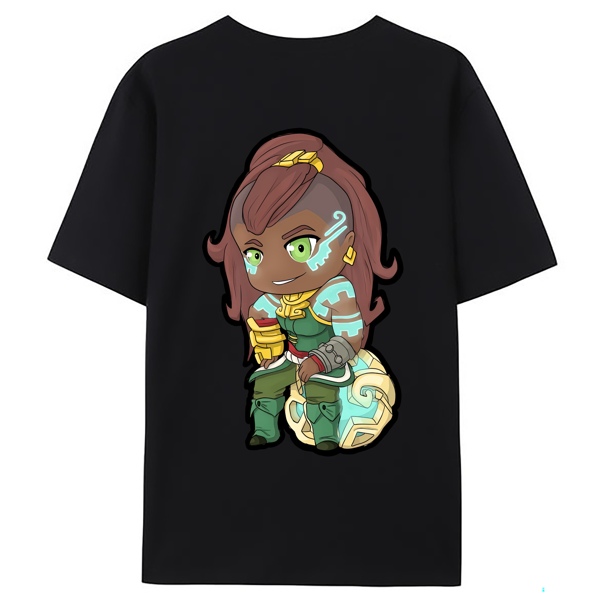 （画像用） リーグ・オブ・レジェンド League of Legends LOL 綿100％ メンズ半袖Tシャツ（バックプリント） 通気性