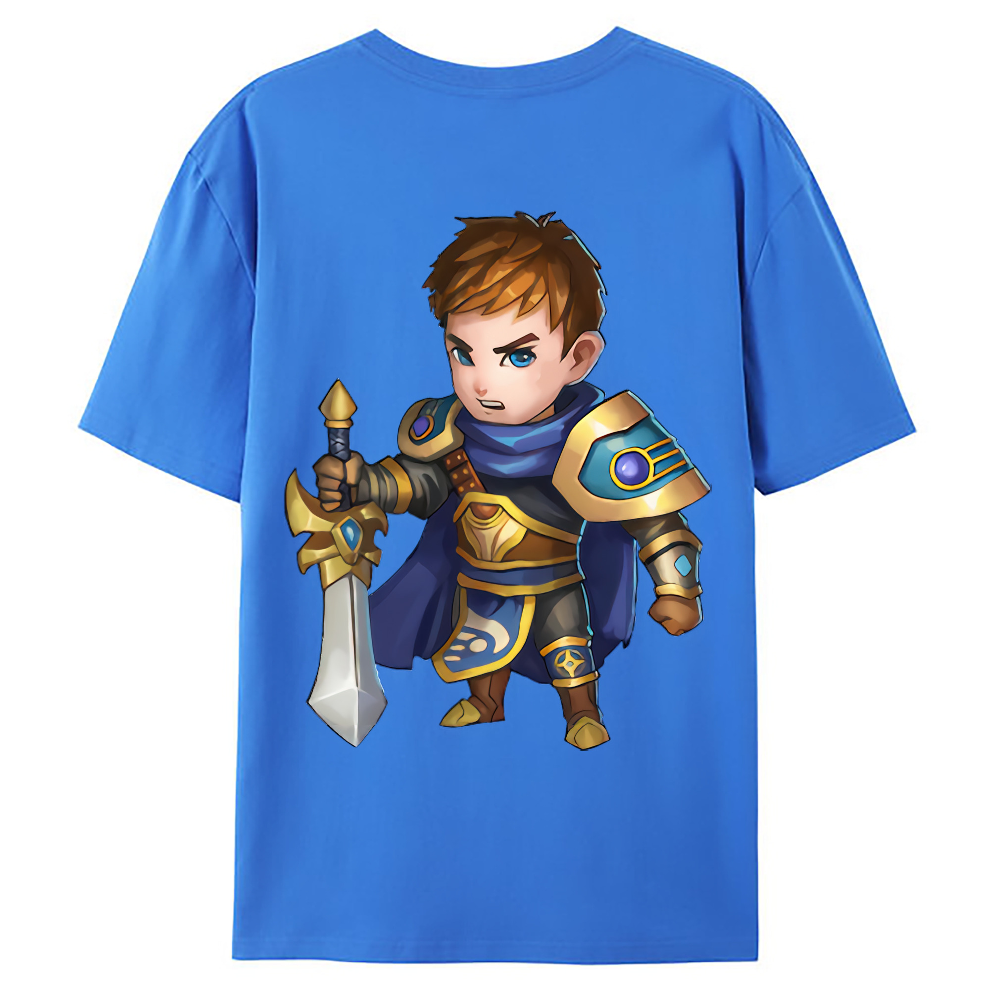 （画像用） リーグ・オブ・レジェンド League of Legends LOL 綿100％ メンズ半袖Tシャツ（バックプリント） 通気性