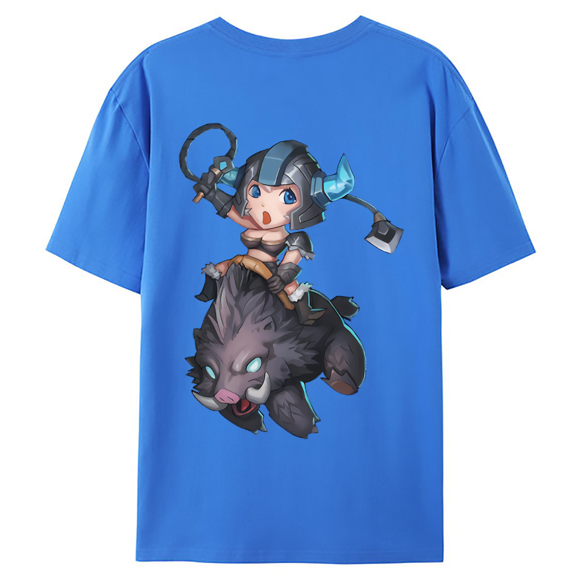（画像用） リーグ・オブ・レジェンド League of Legends LOL 綿100％ メンズ半袖Tシャツ（バックプリント） 通気性