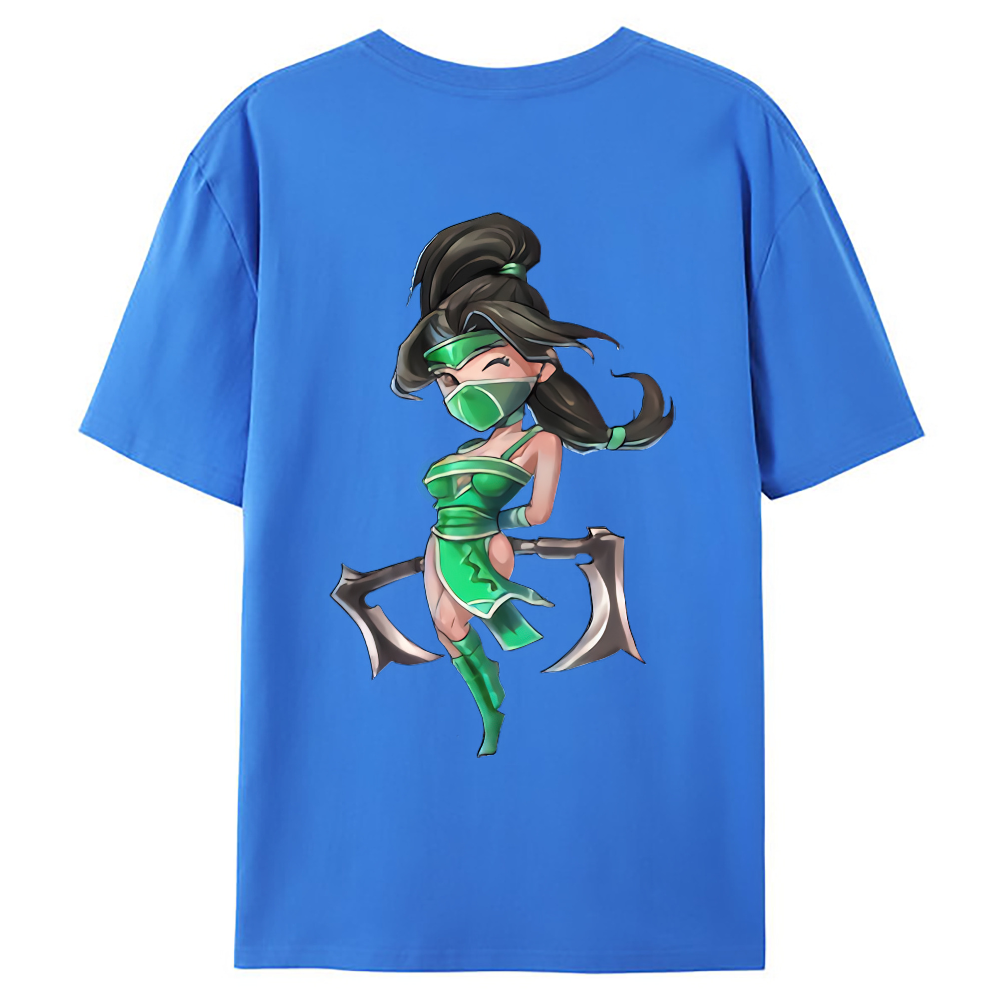 （画像用） リーグ・オブ・レジェンド League of Legends LOL 綿100％ メンズ半袖Tシャツ（バックプリント） 通気性